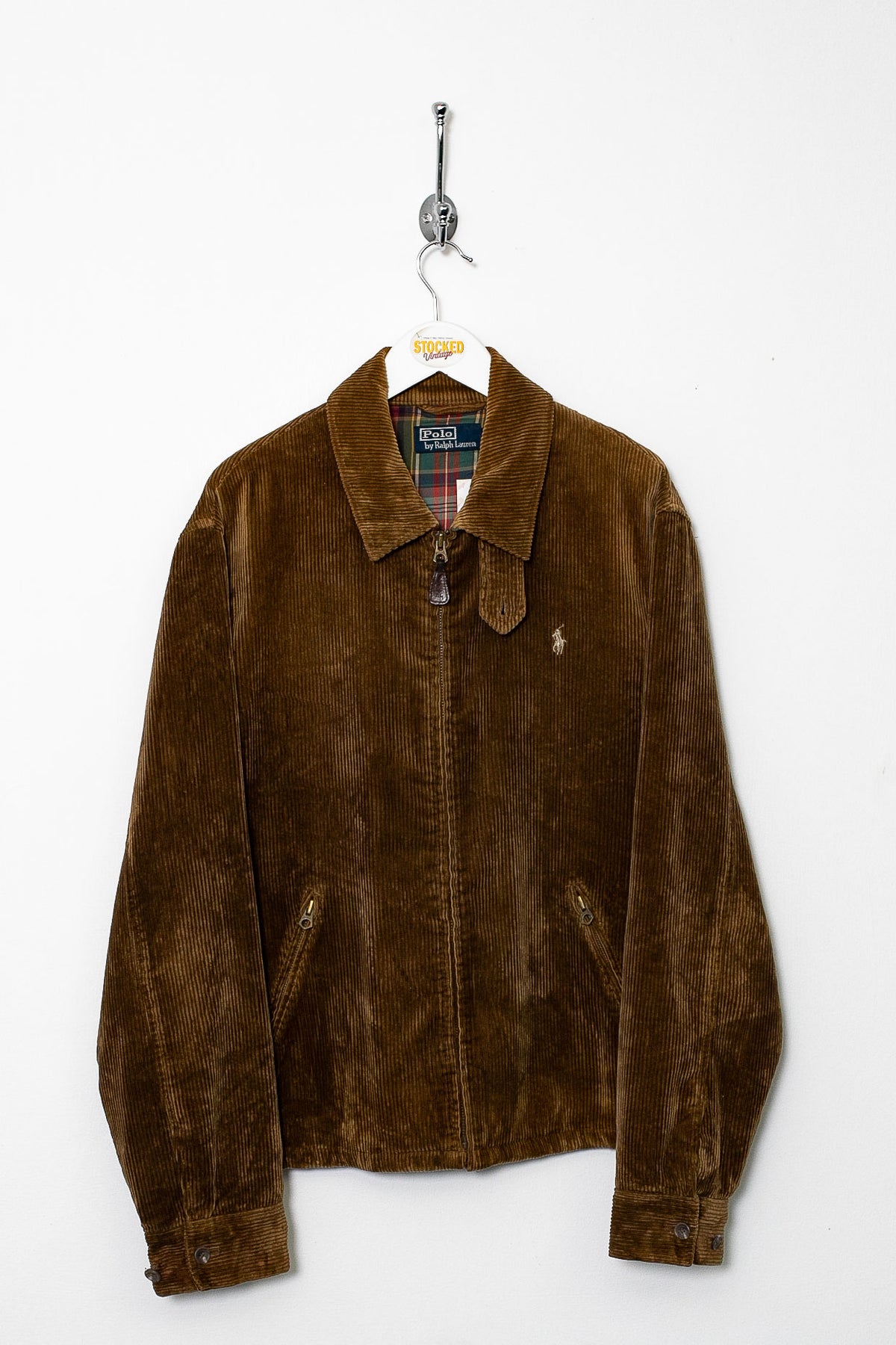 90s Ralph Lauren Corduroy Harrington Jacket (M)