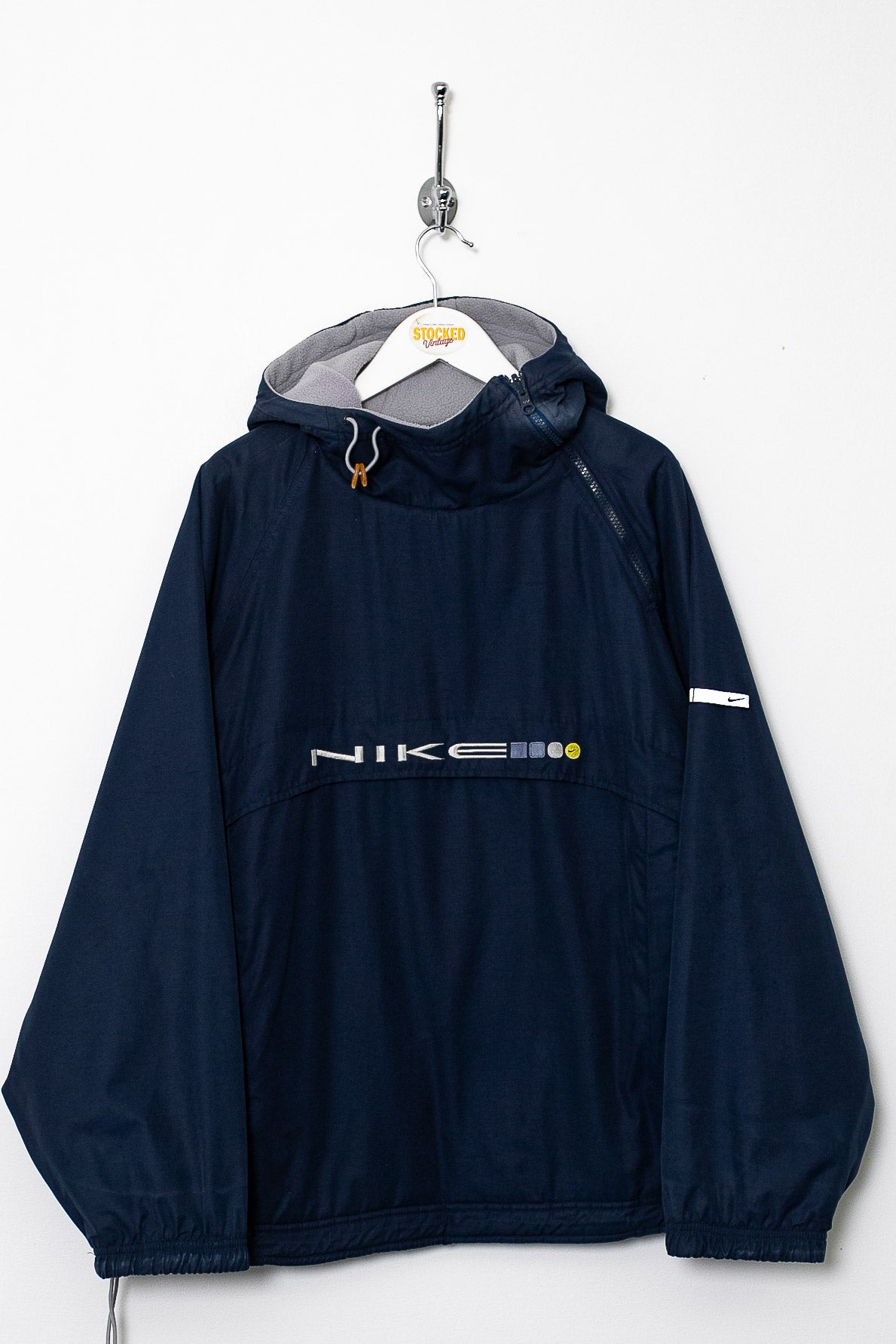 Rare 00s Nike Asymmetric Reversible Fleece Jacket (M)