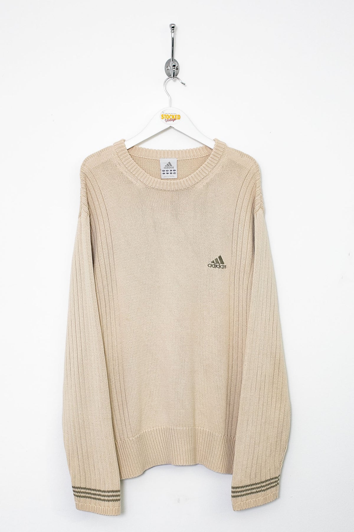 00s Adidas Knit Jumper (L)