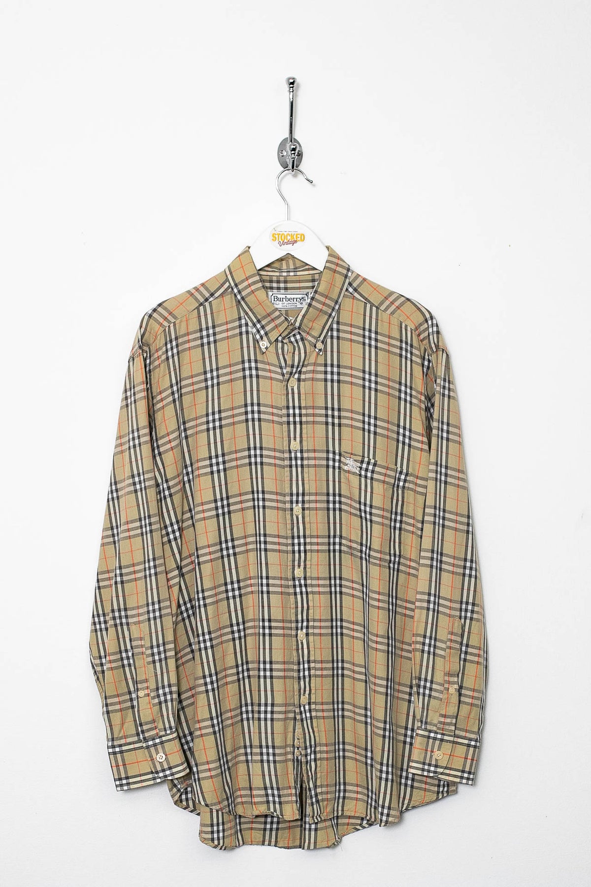 90s Burberry Nova Check Shirt (M)