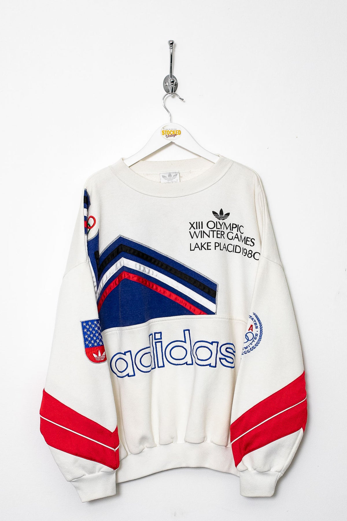 Rare 90s Adidas Olympics Sweatshirt (L)