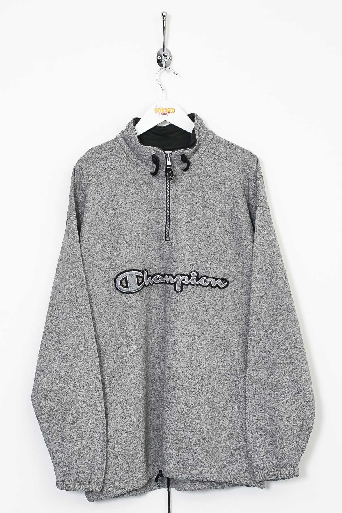 Champion vintage hotsell half zip hoodie