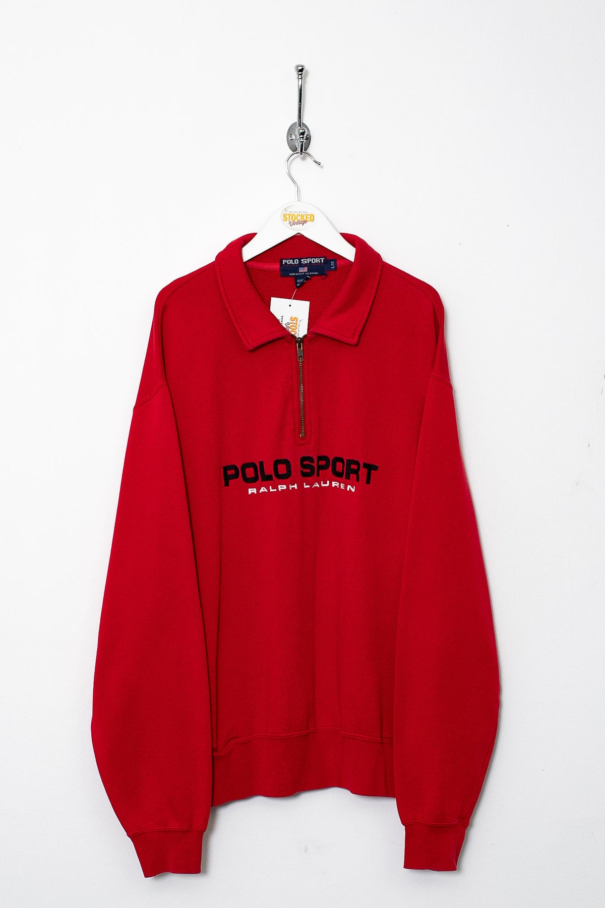00s Ralph Lauren Polo Sport 1/4 Zip Sweatshirt (L)