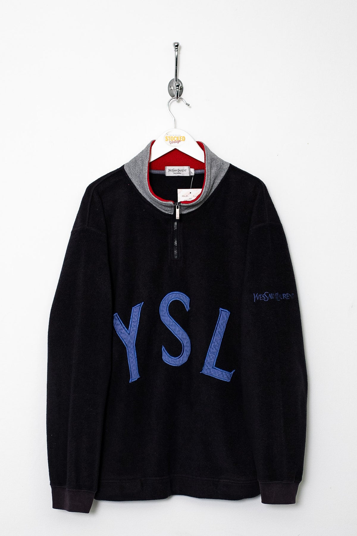 90s YSL 1/4 Zip Fleece (M)