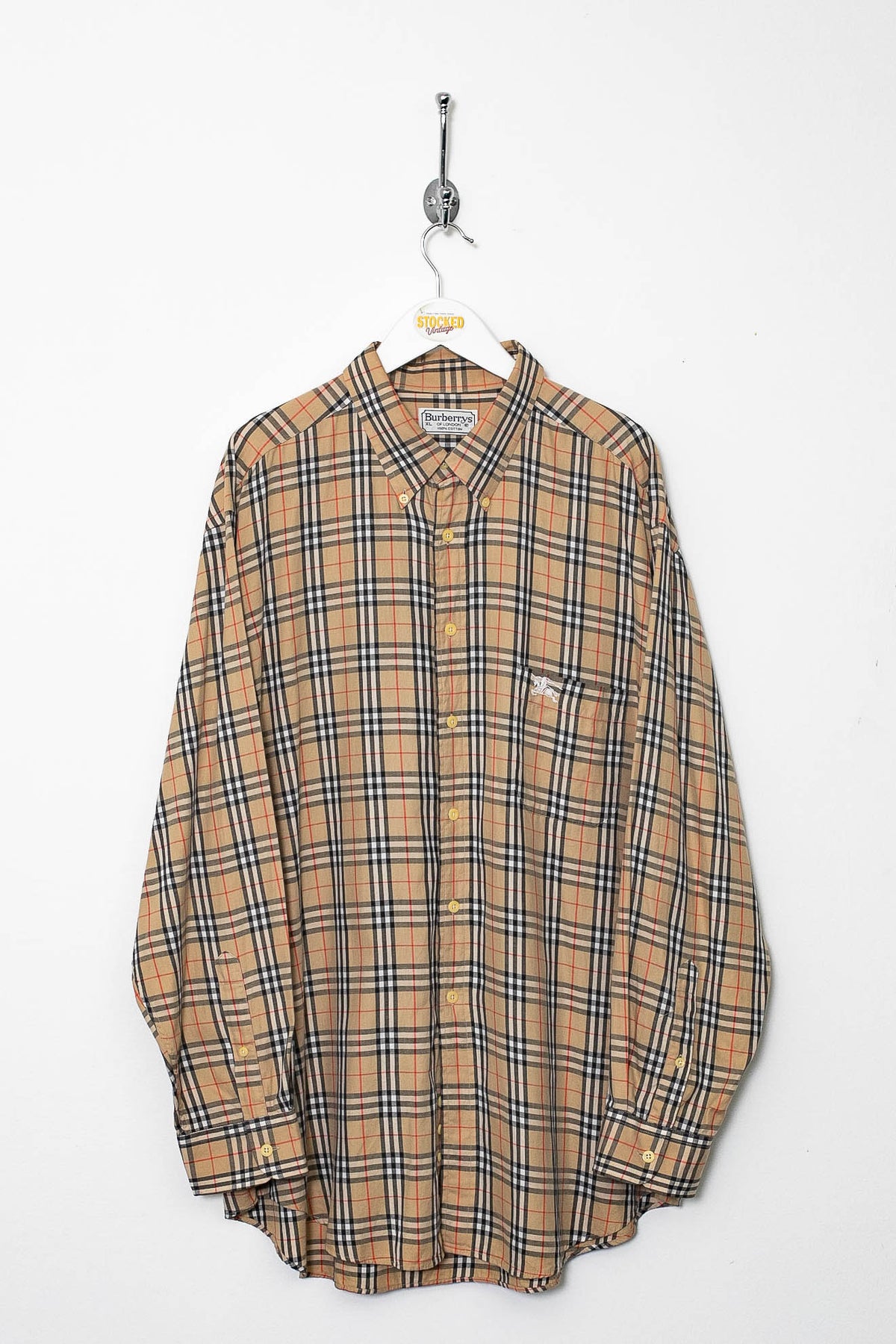 90s Burberry Nova Check Shirt (XL)