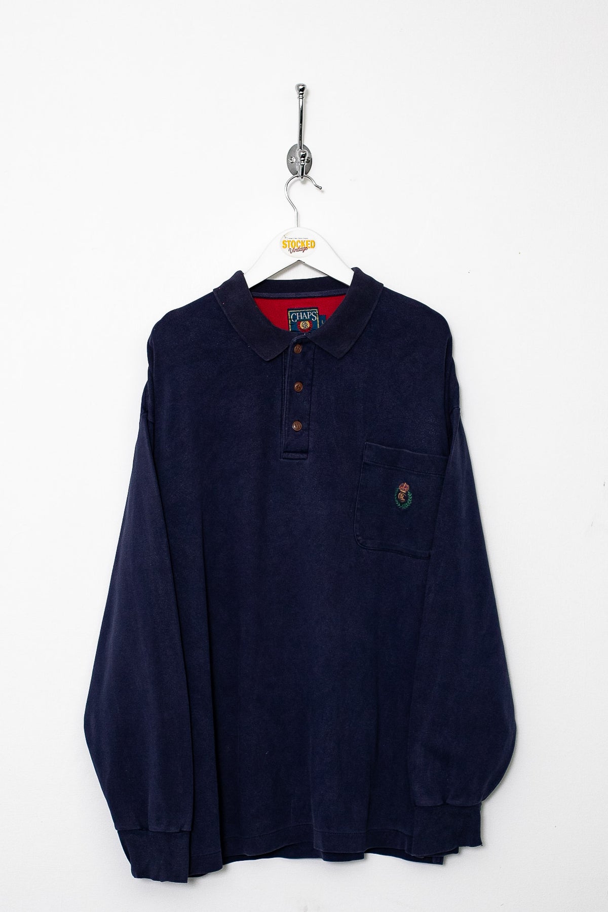 00s Ralph Lauren Chaps Long Sleeve Polo Shirt (XL)
