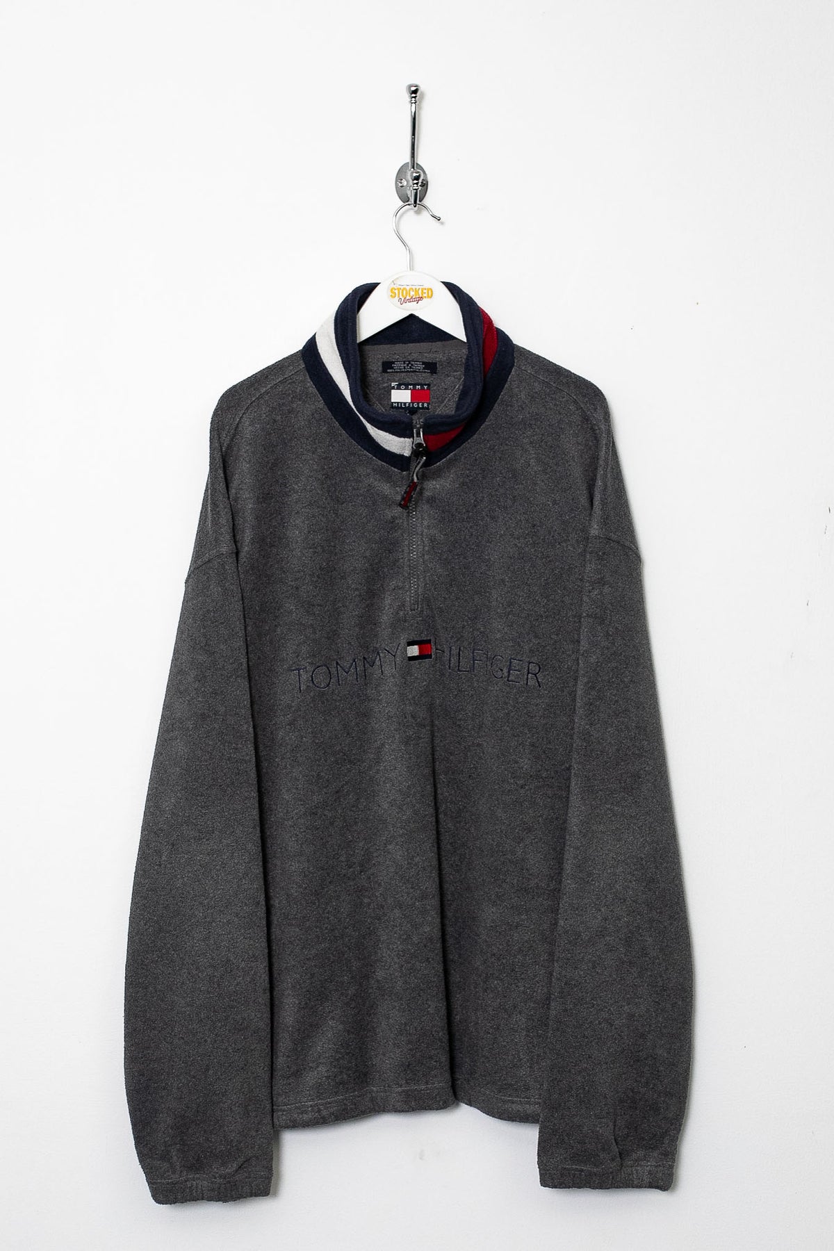 90s Tommy Hilfiger 1/4 Zip Fleece (XXL)