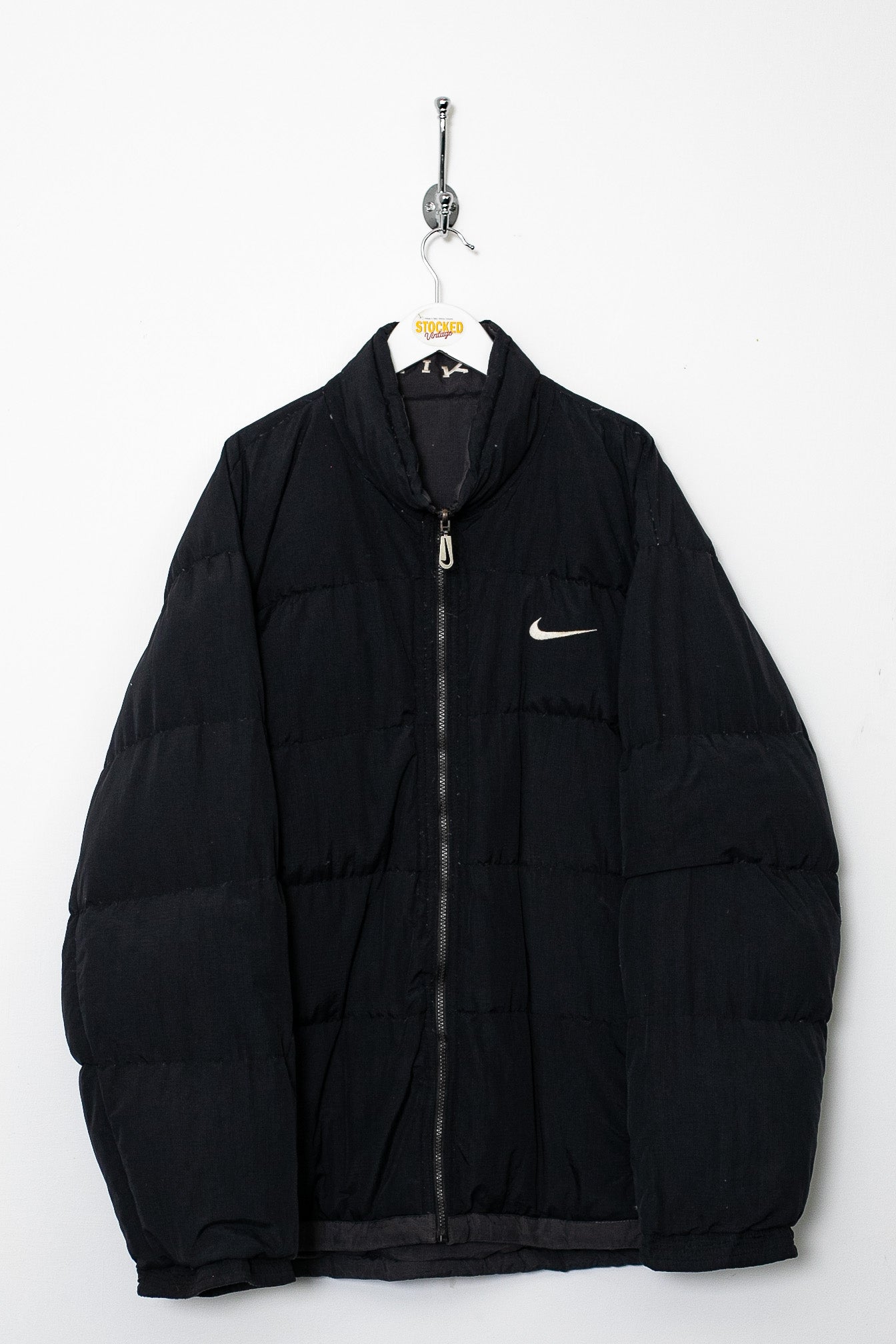 ジャケット・アウター 00s nike reversible onepoint down jacket Nike Vintage Reversible Puffer Jacket Mens M Coat Green