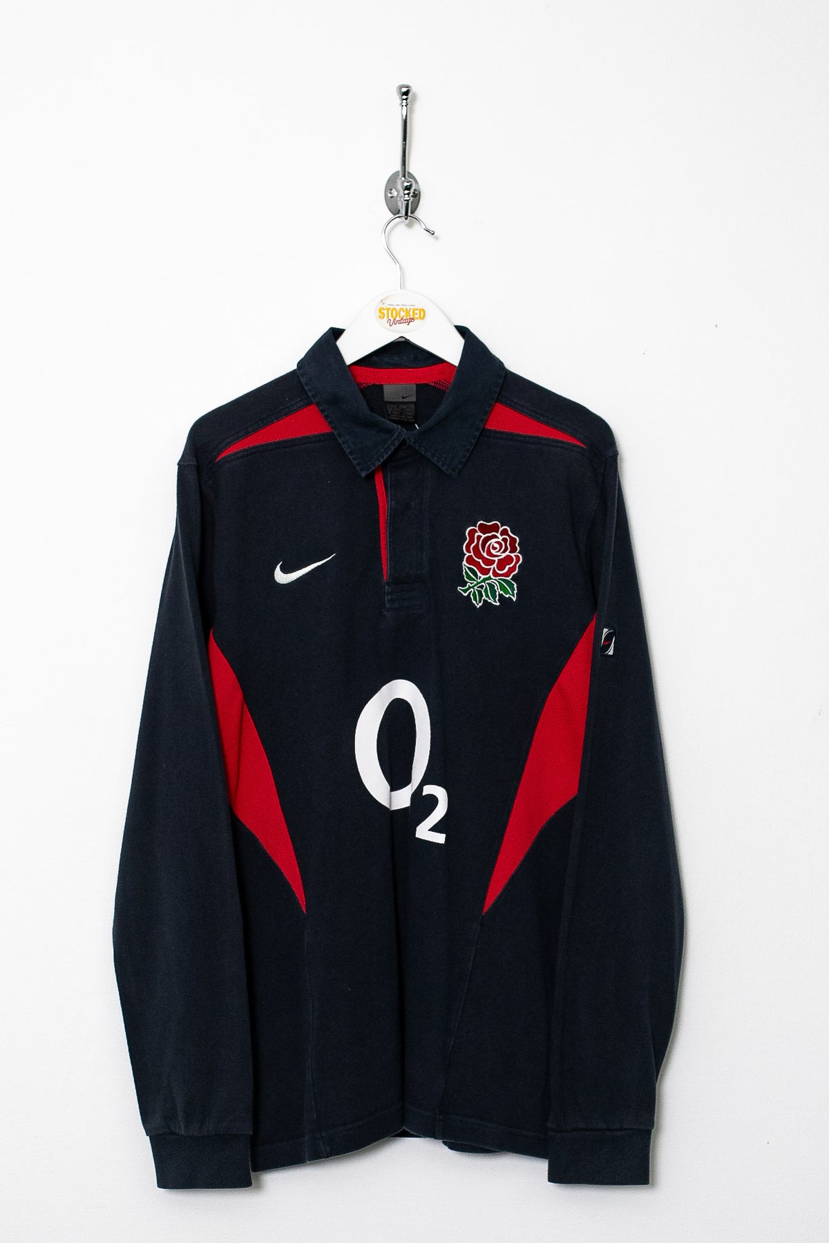 00s Nike England Rugby Shirt (M)