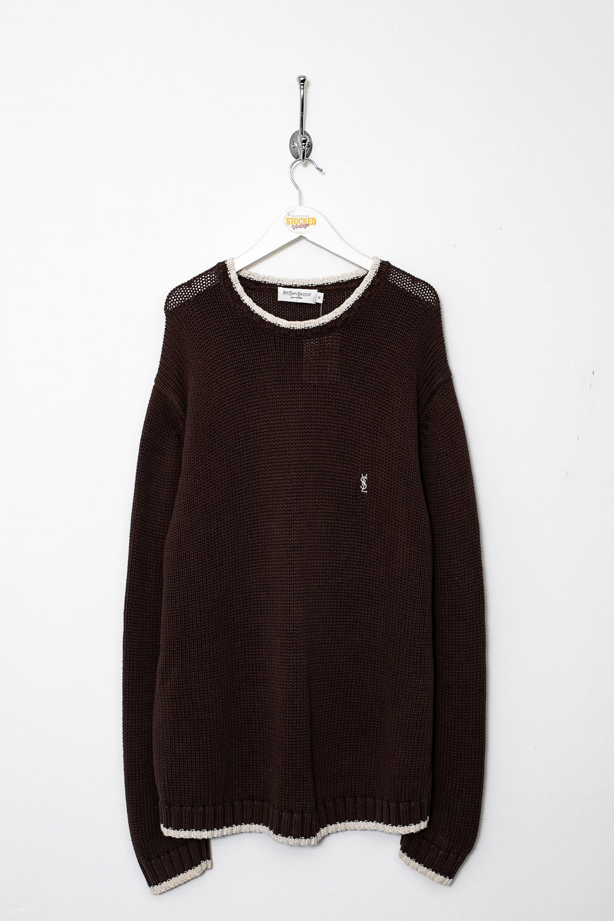 90s YSL Heavyweight Knit Jumper (L)