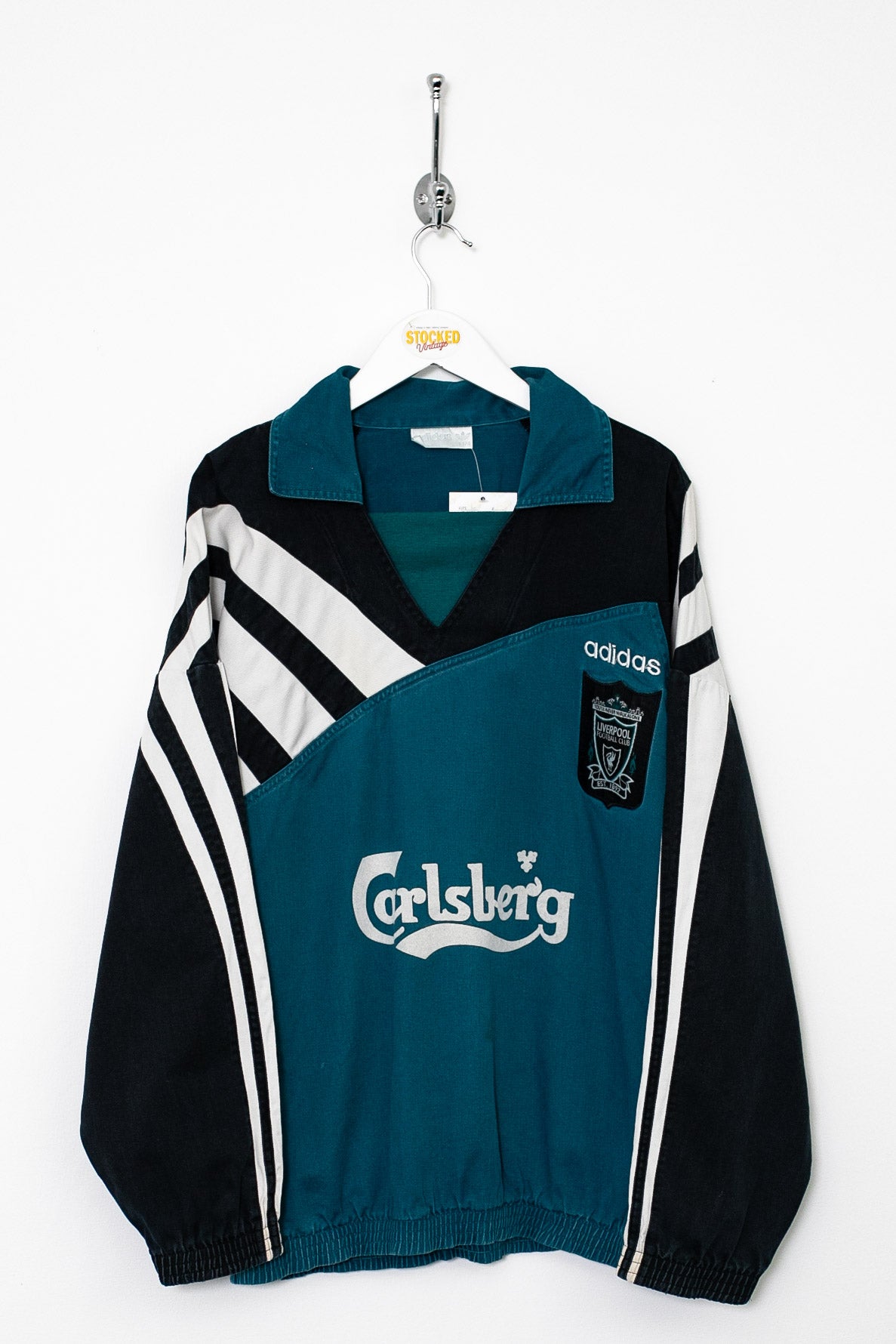 Early 90s Adidas Liverpool Drill Pullover (L)