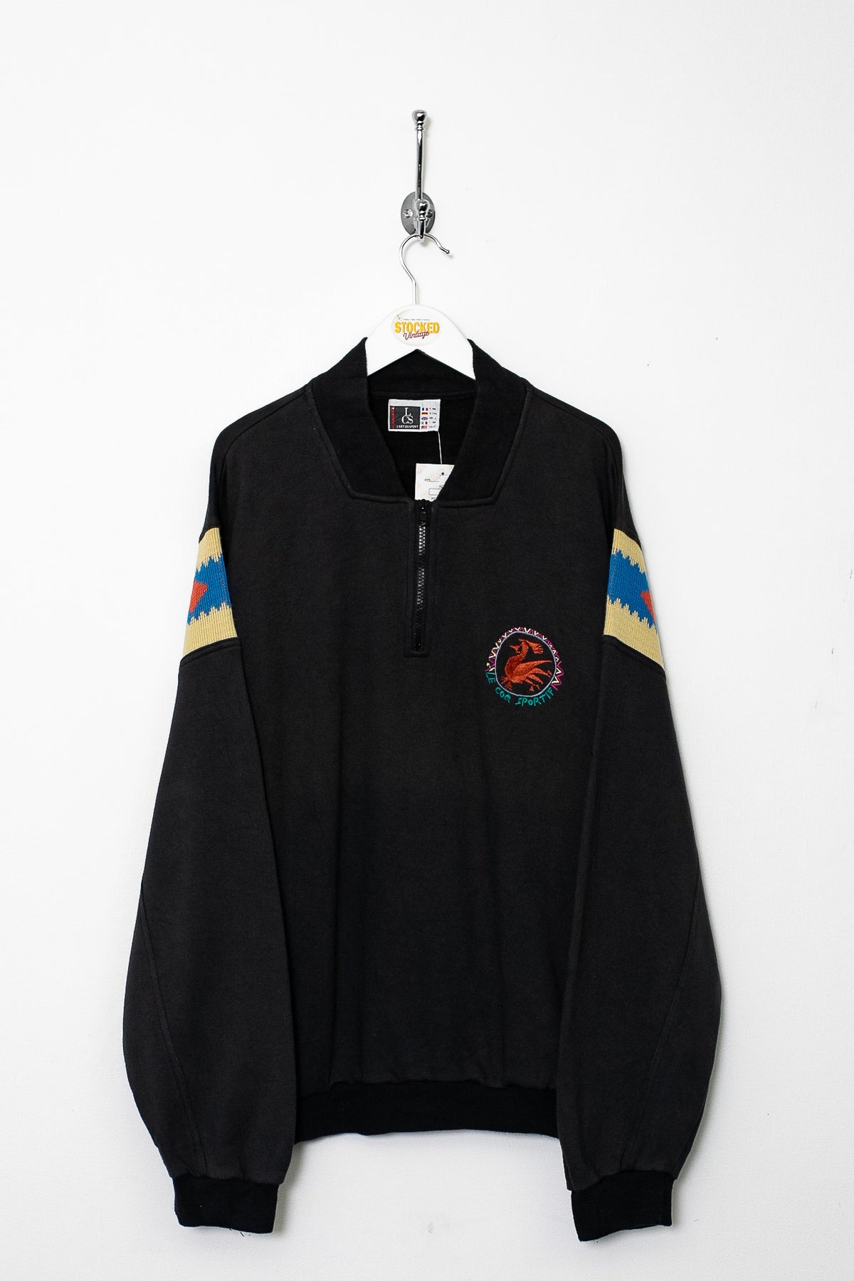 90s Le Coq Sportif 1/4 Zip Sweatshirt (M)