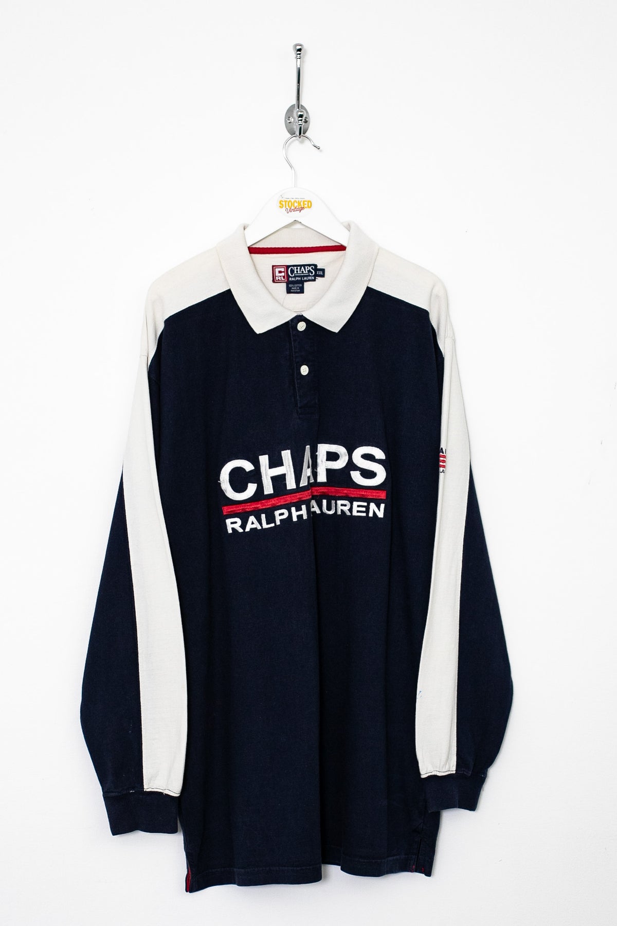00s Ralph Lauren Chaps Rugby Shirt (XXL)