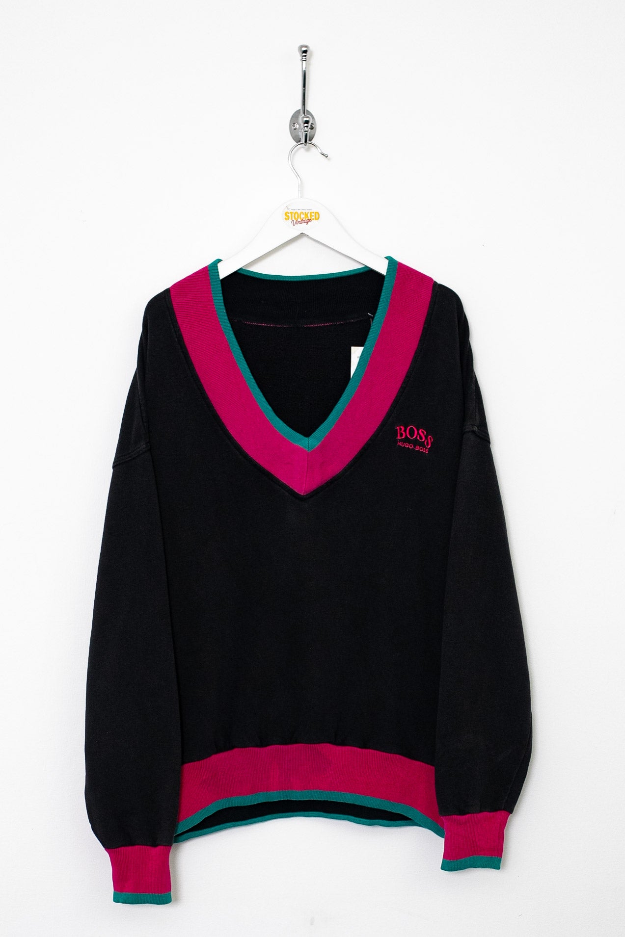 Pink hugo on sale boss jumper