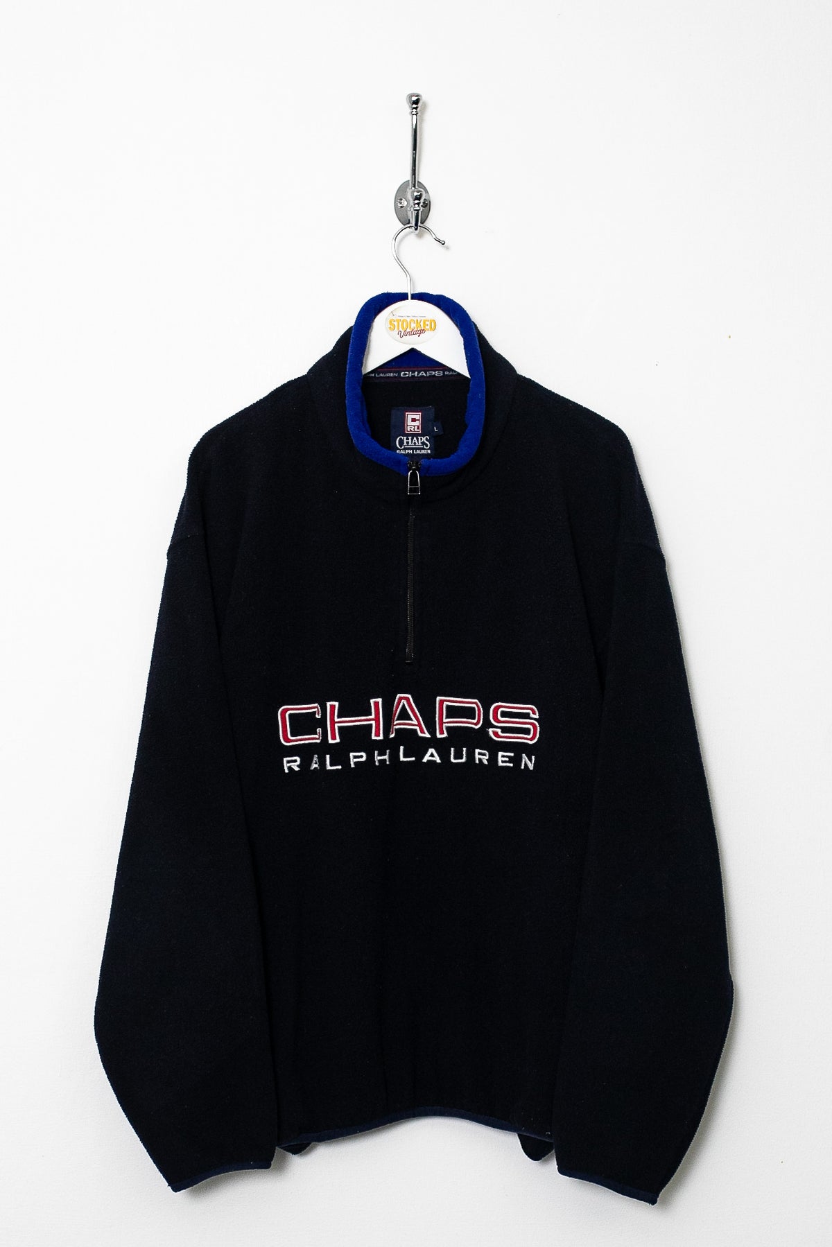 00s Ralph Lauren Chaps 1/4 Zip Fleece (L)