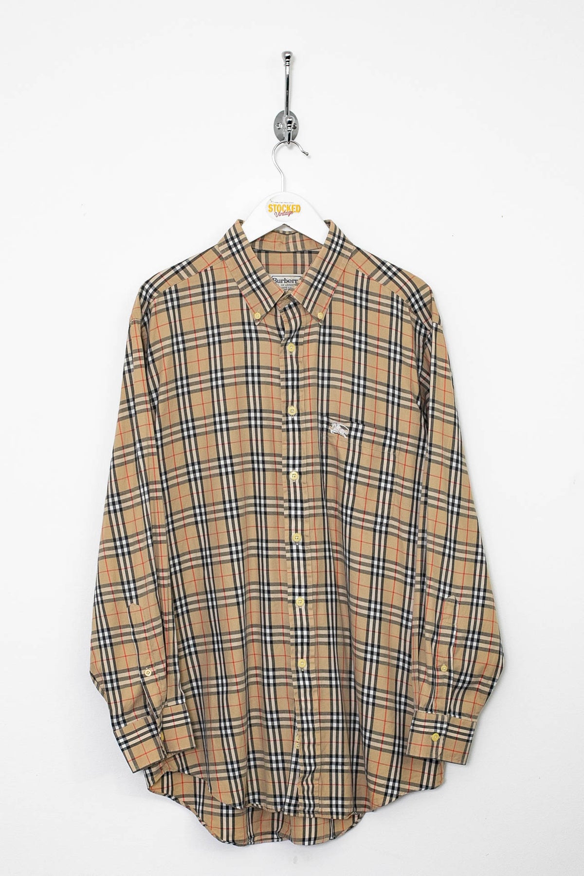 90s Burberry Nova Check Shirt (L)