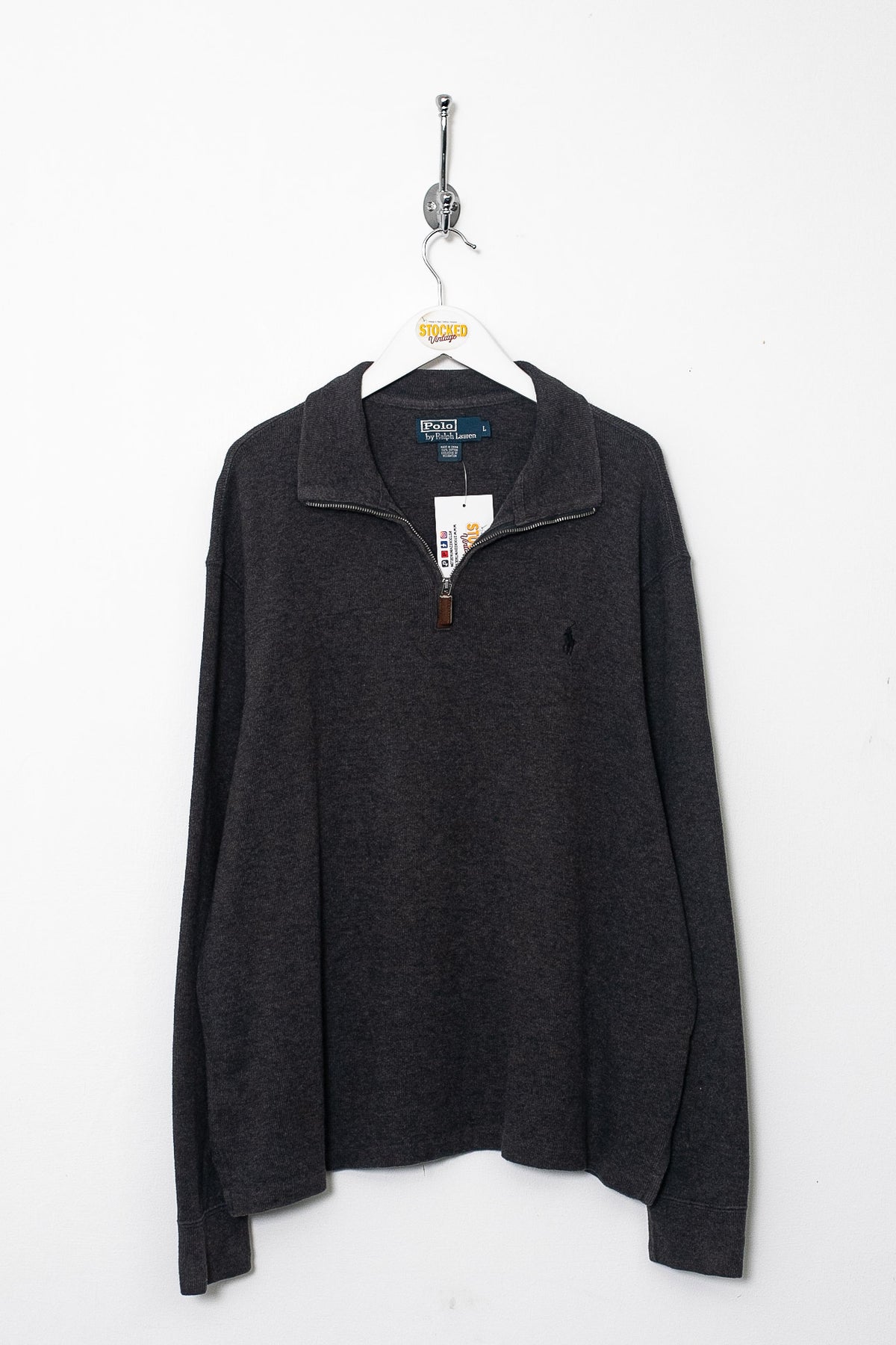 00s Ralph Lauren 1/4 Zip Sweatshirt (L)