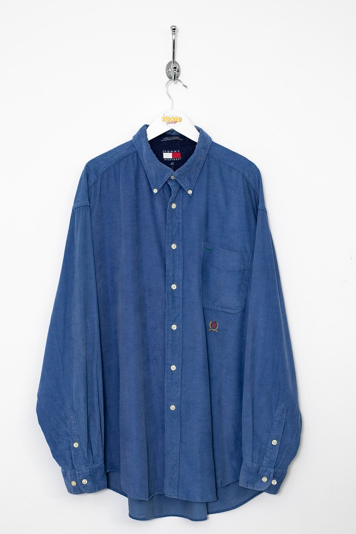 90s Tommy Hilfiger Corduroy Shirt (XL)