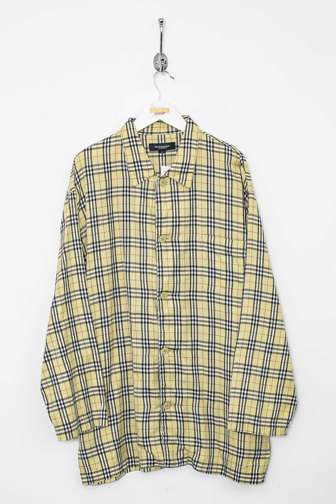 Vintage burberry clearance nova check shirt