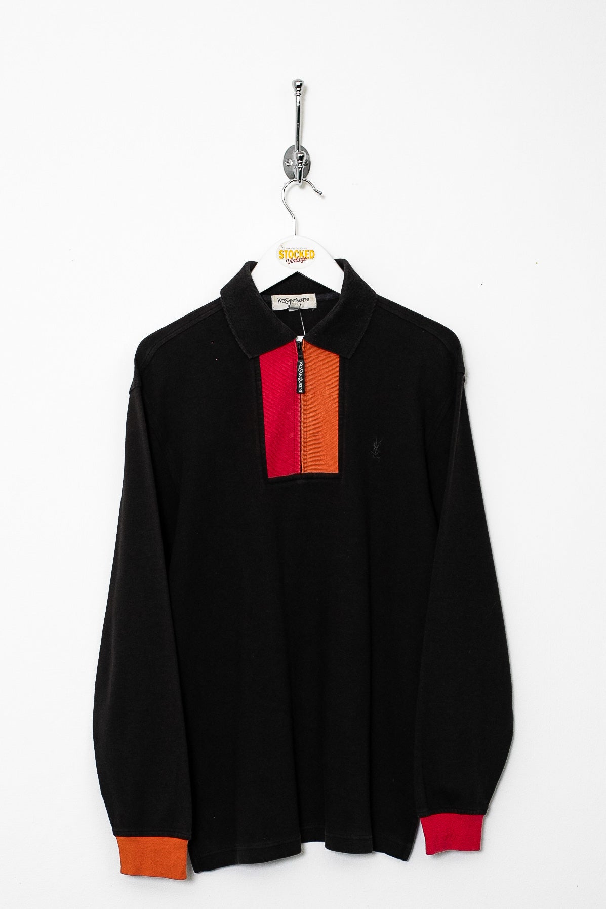 90s YSL 1/4 Zip Sweatshirt (S)