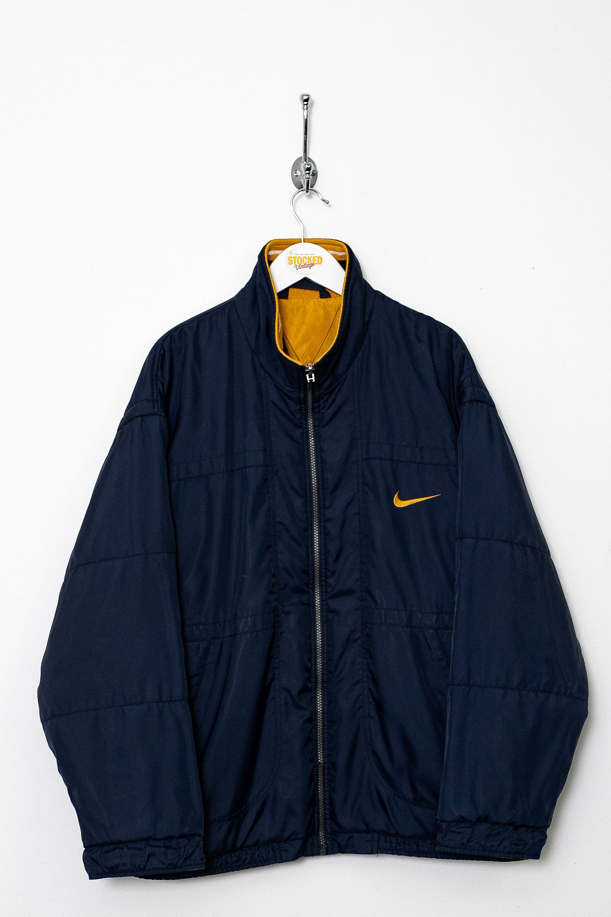 ウェア 90s nike bench coat archive navy color Nike 90S Bench Coat