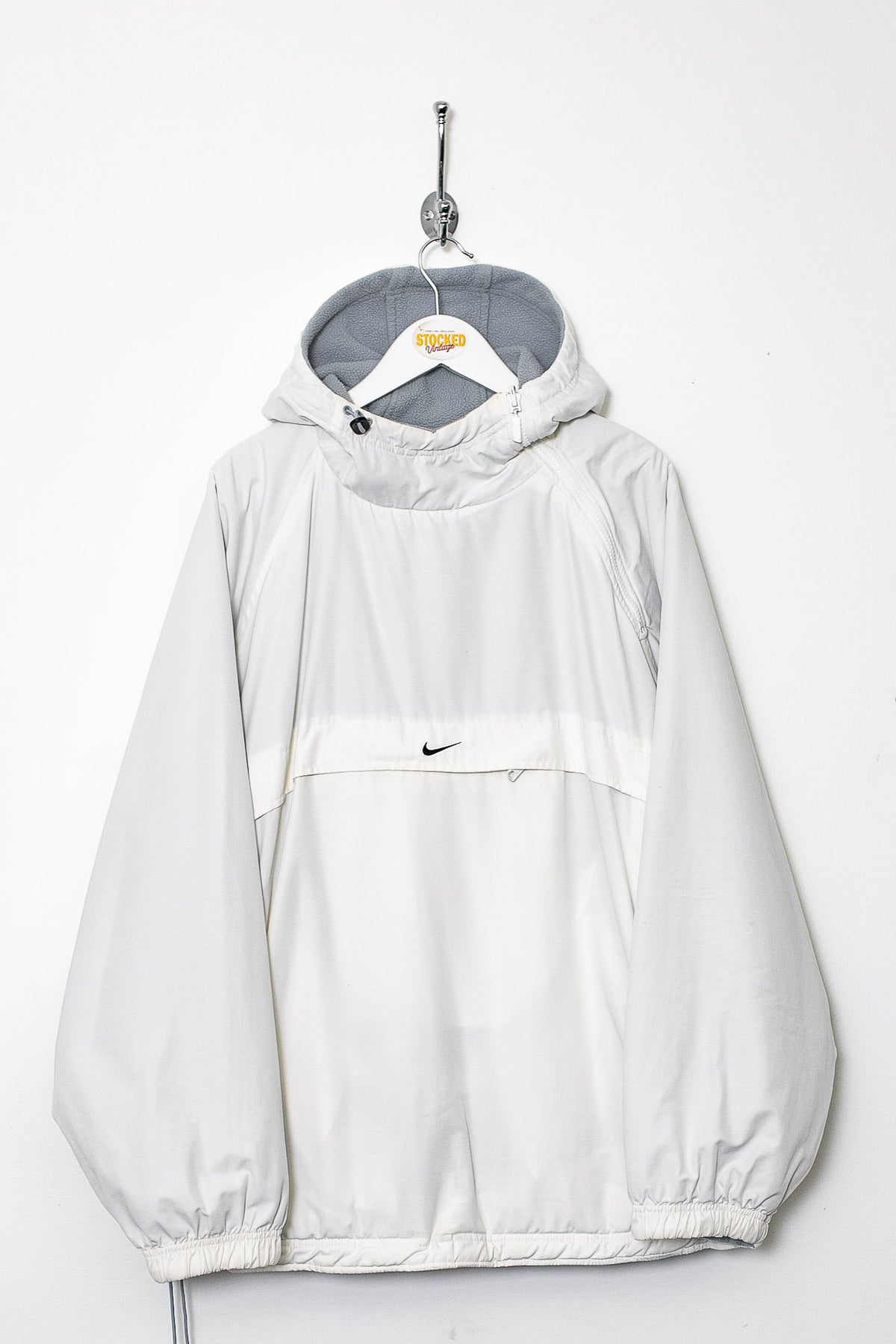 Rare 00s Nike Asymmetric Sidewinder Reversible Fleece Jacket (L)