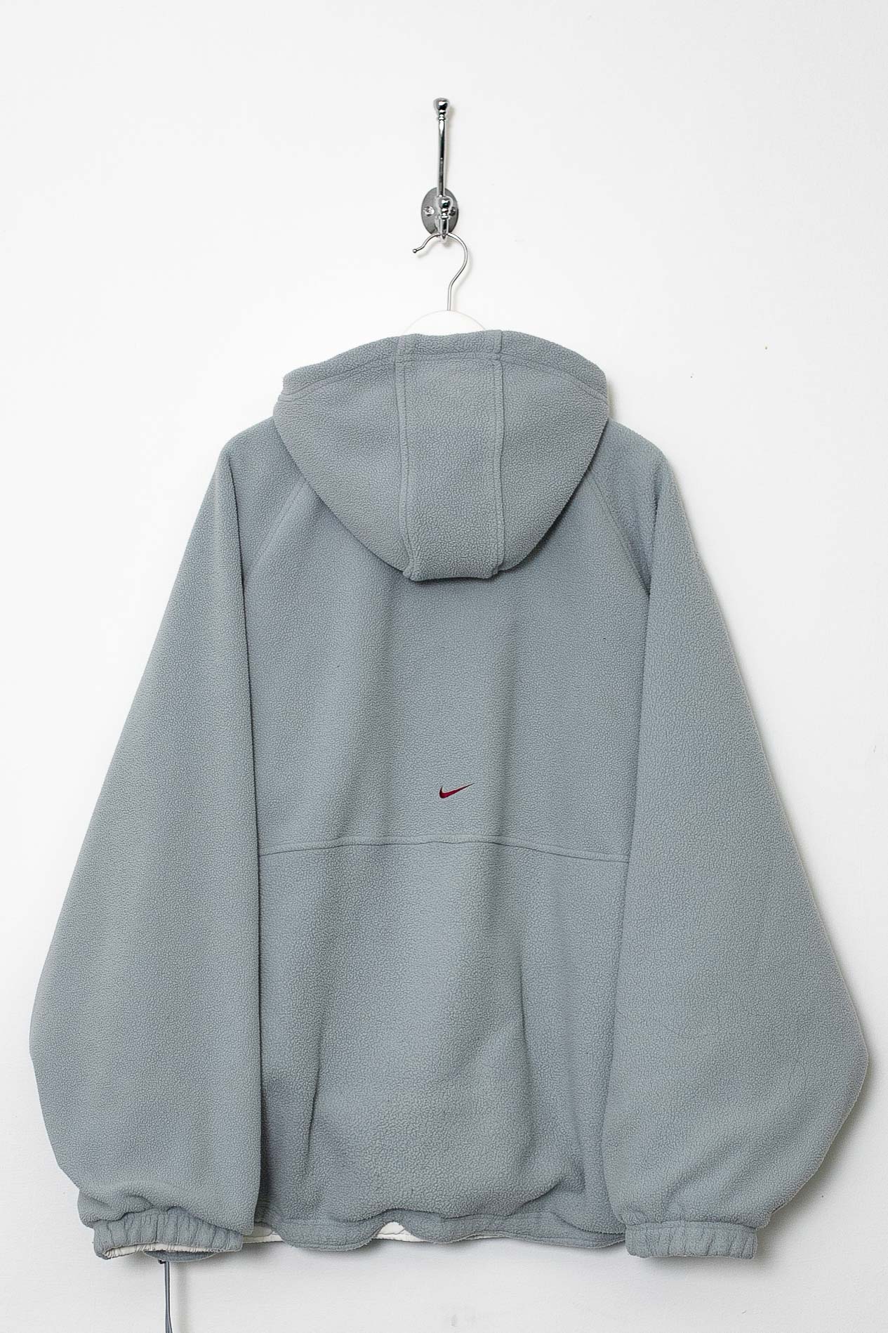 Rare 00s Nike Asymmetric Sidewinder Reversible Fleece Jacket (L