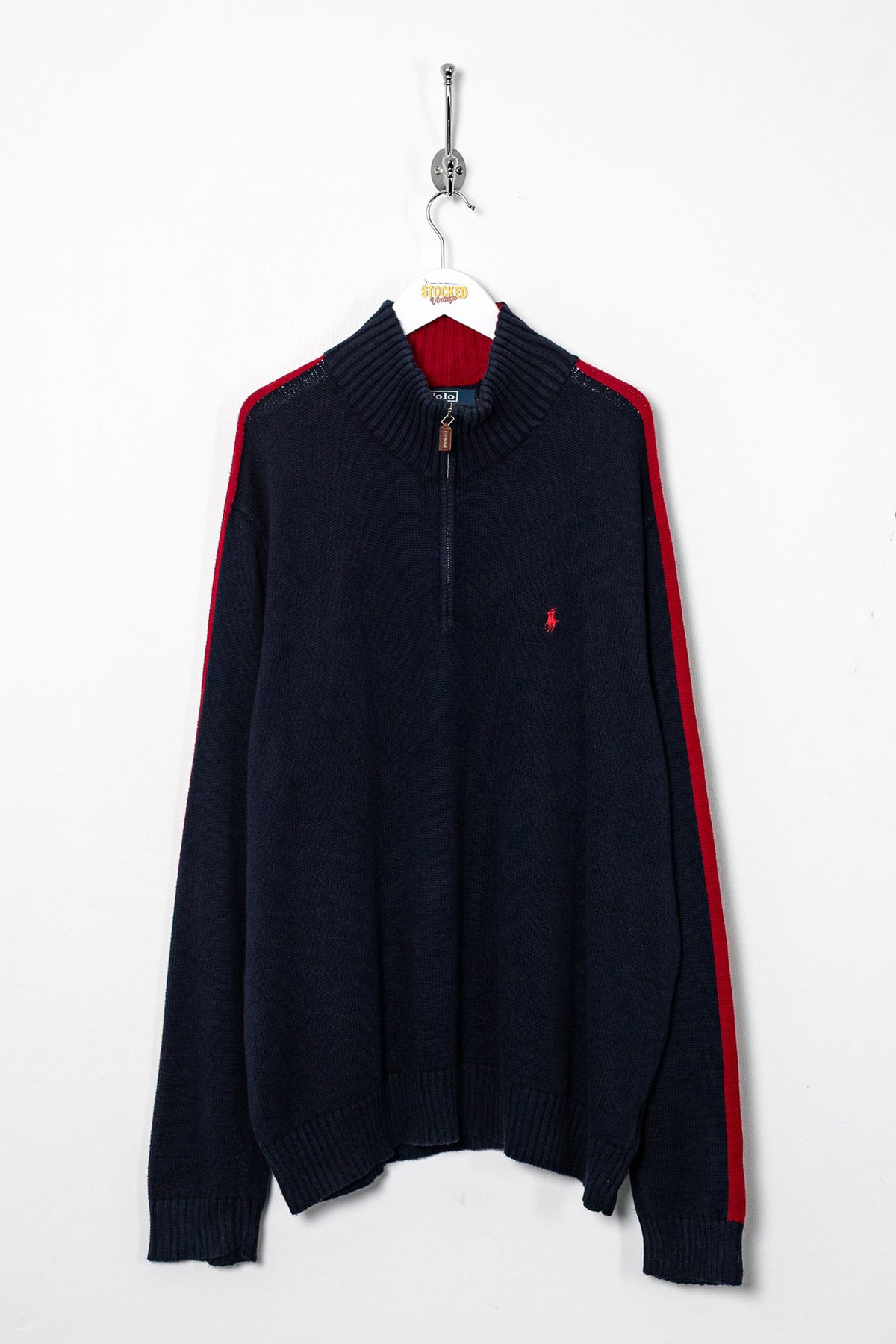00s Ralph Lauren 1/4 Zip Sweater (XL)