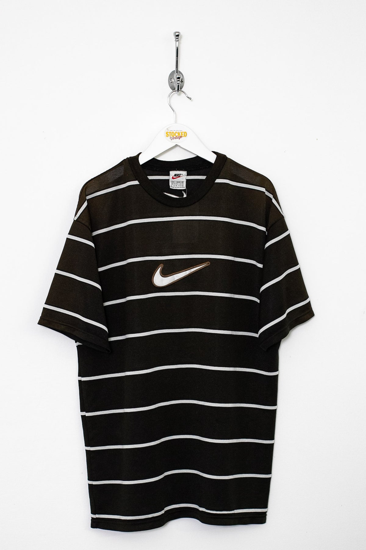 90s Nike Striped Tee (L)