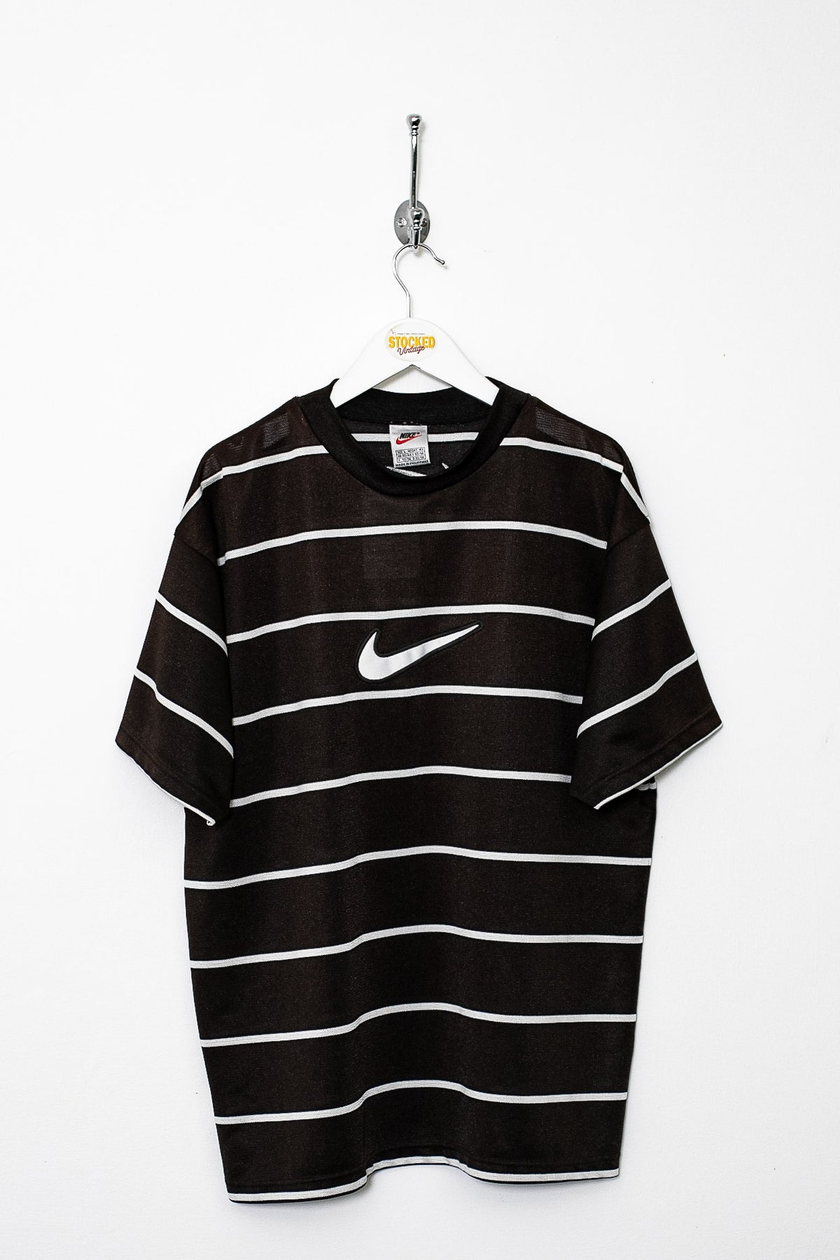 90s Nike Striped Tee (L)
