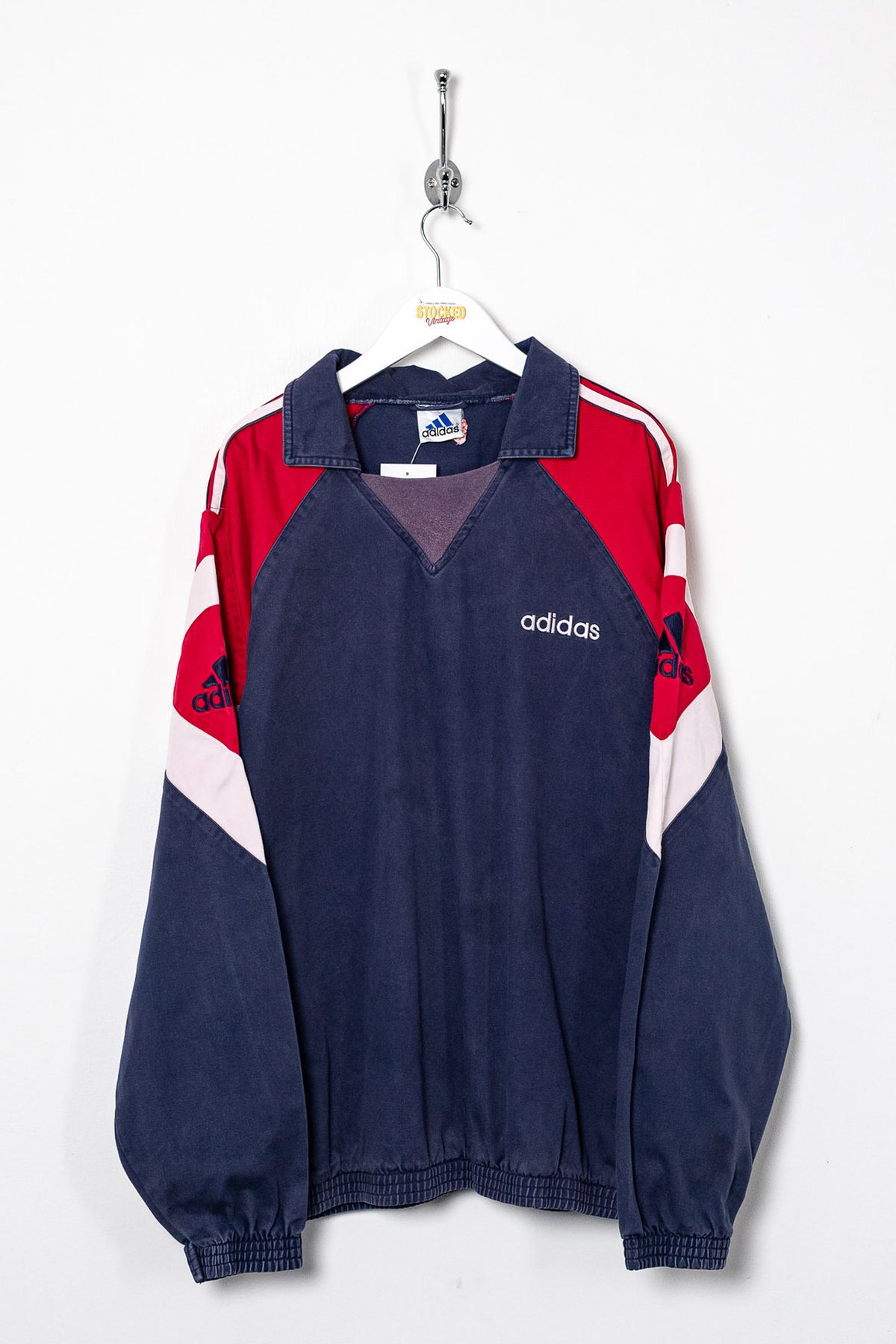 90s Adidas Drill Pullover (L)