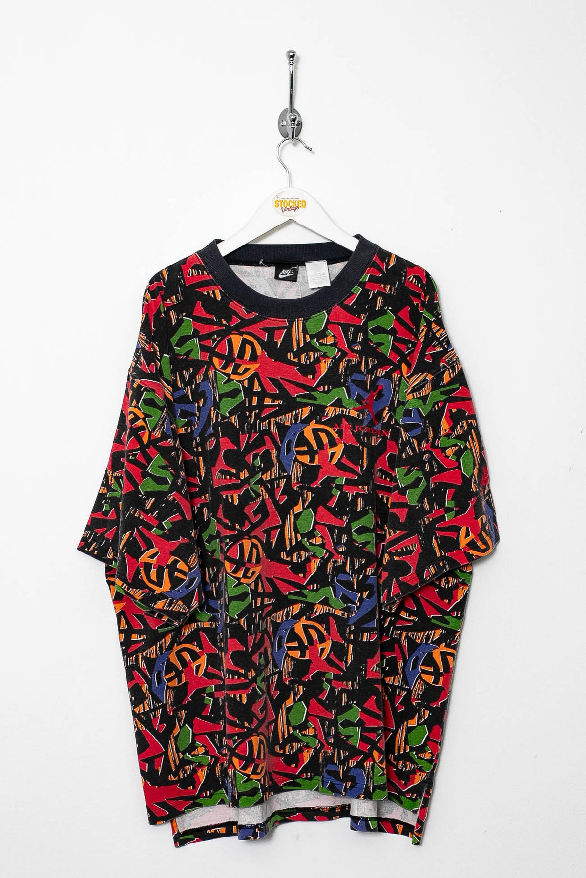 Rare 90s Nike Jordan AOP Tee (XXL)