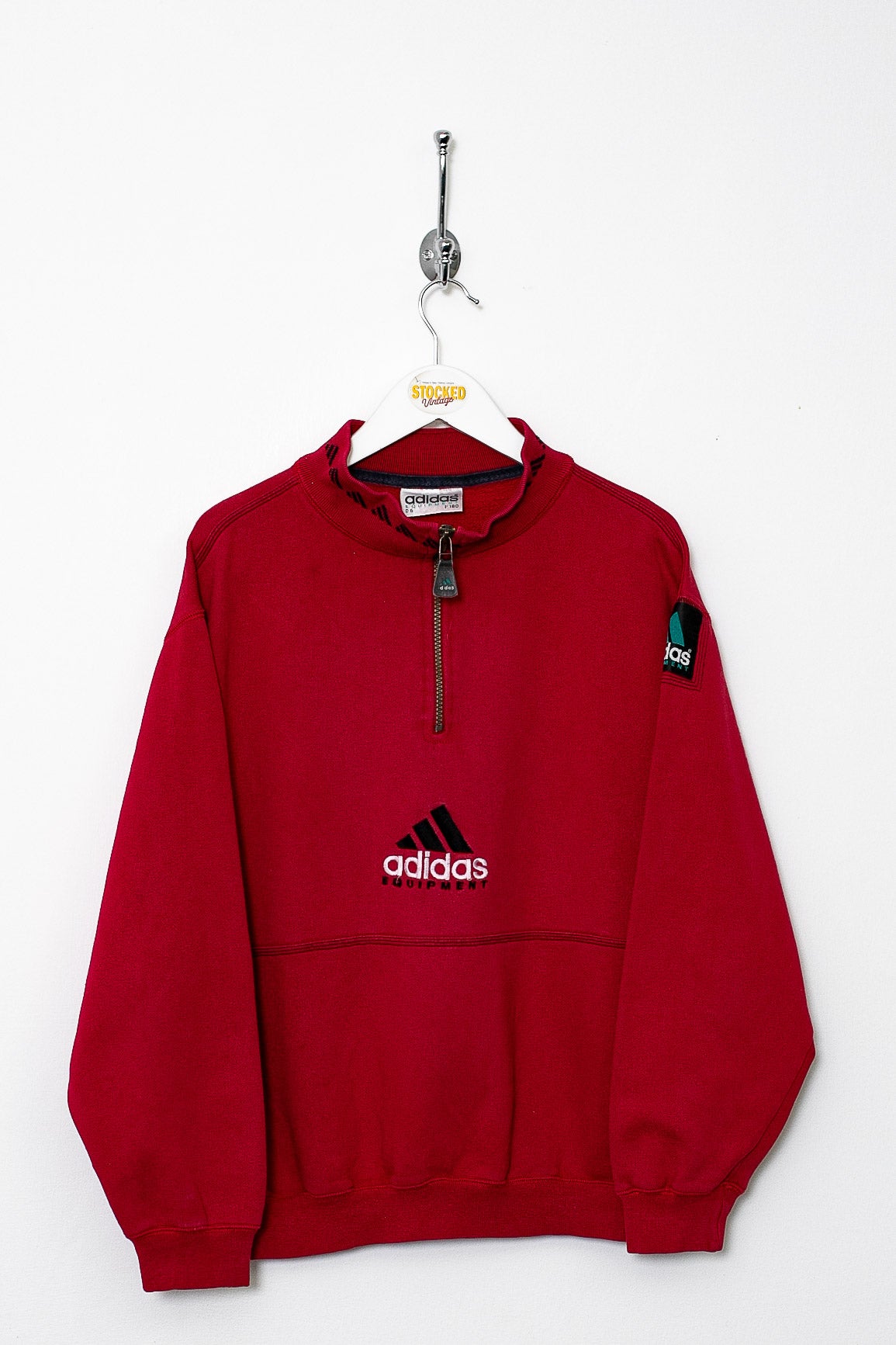 90s Adidas Equipment 1/4 Zip Sweatshirt (S)