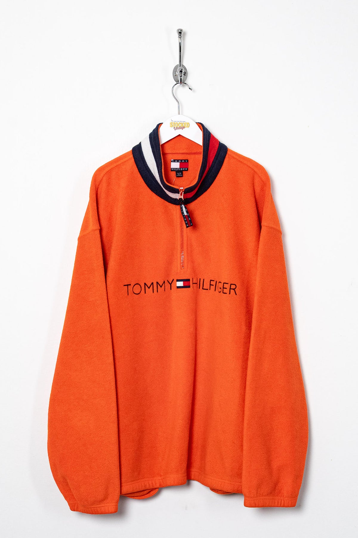 90s Tommy Hilfiger 1/4 Zip Fleece (XL)