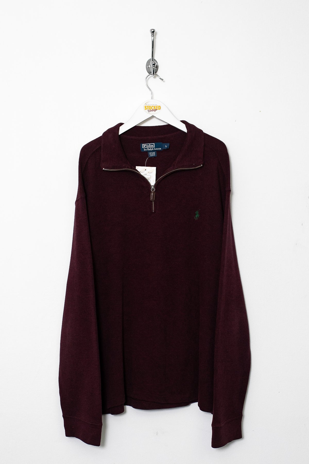 00s Ralph Lauren 1/4 Zip Sweatshirt (L)