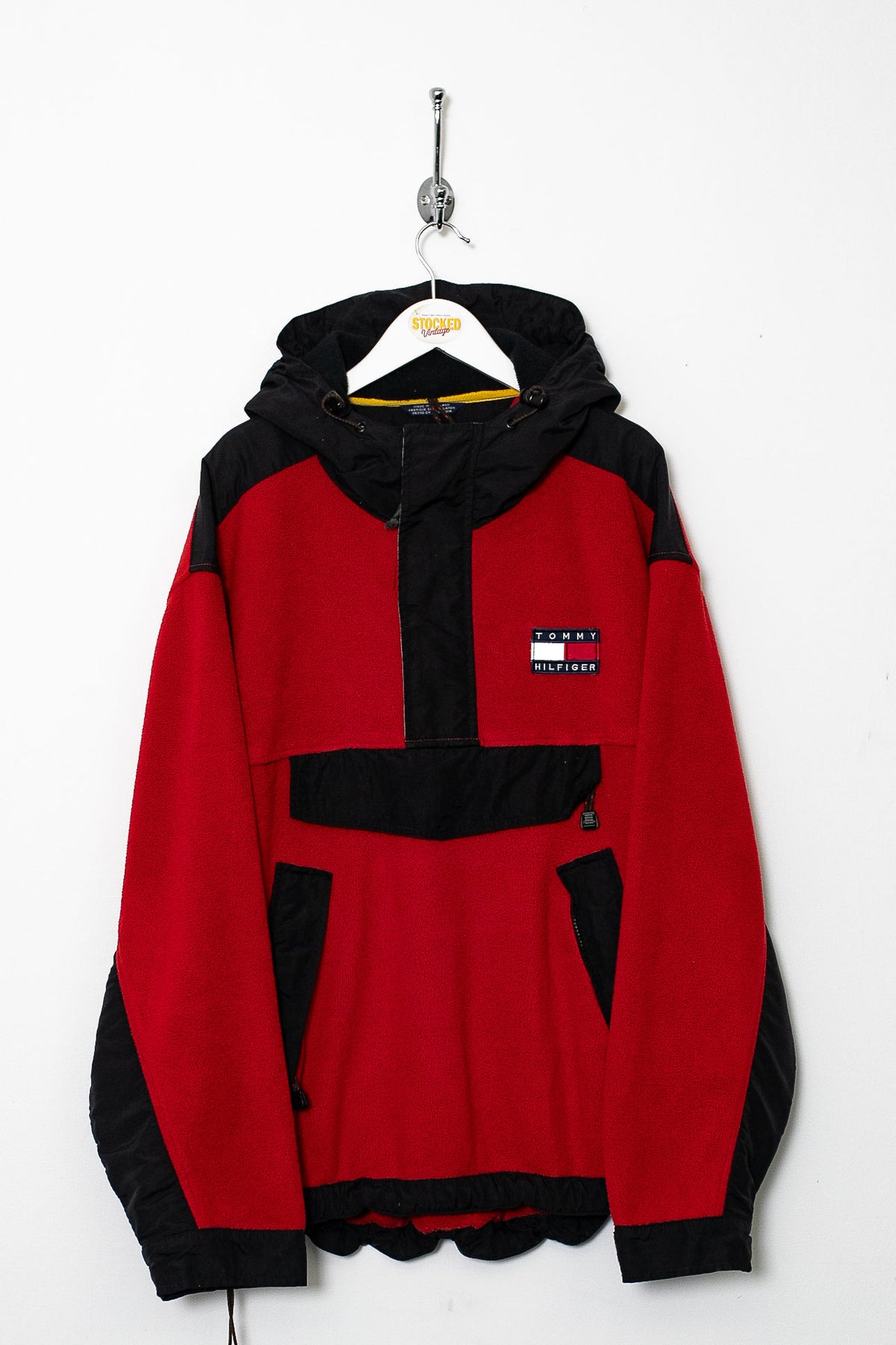 90s Tommy Hilfiger 1/4 Zip Fleece Jacket (L)