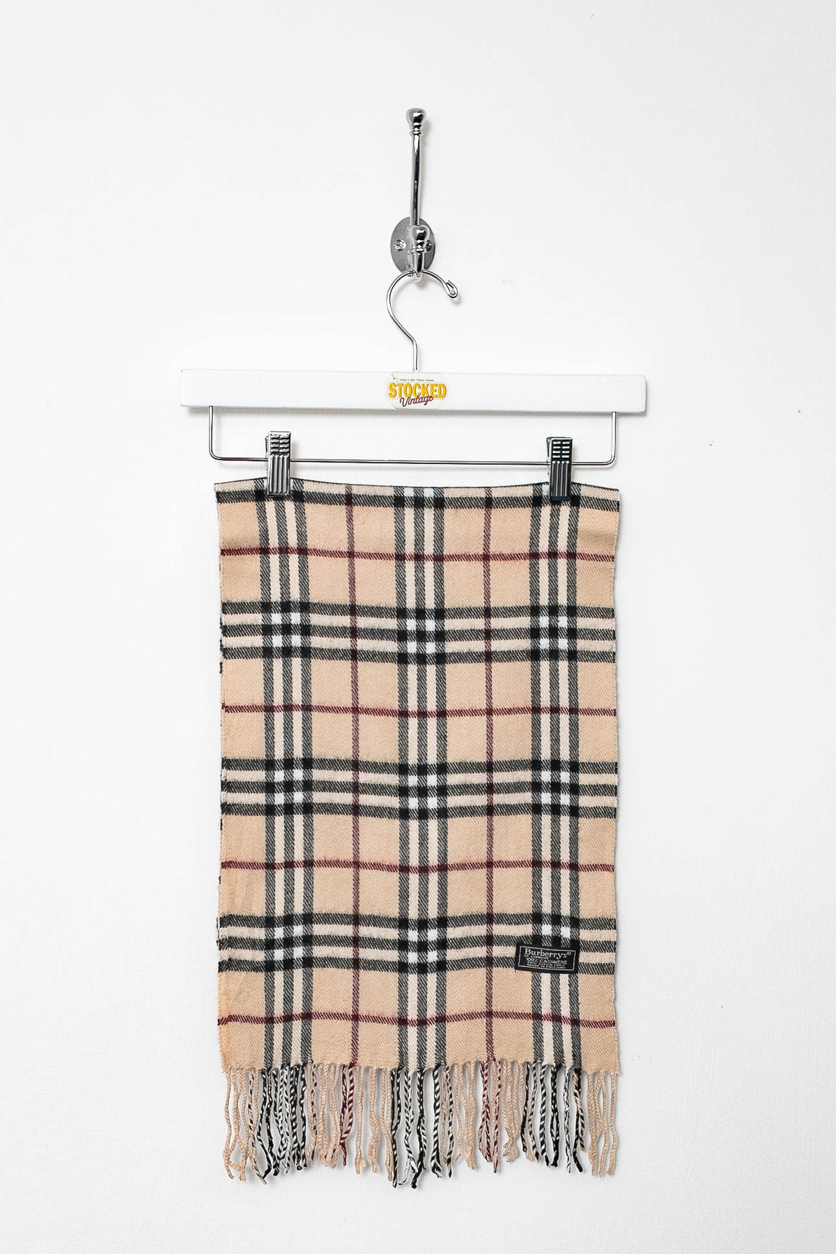 00s Burberry Nova Check Cashmere Scarf