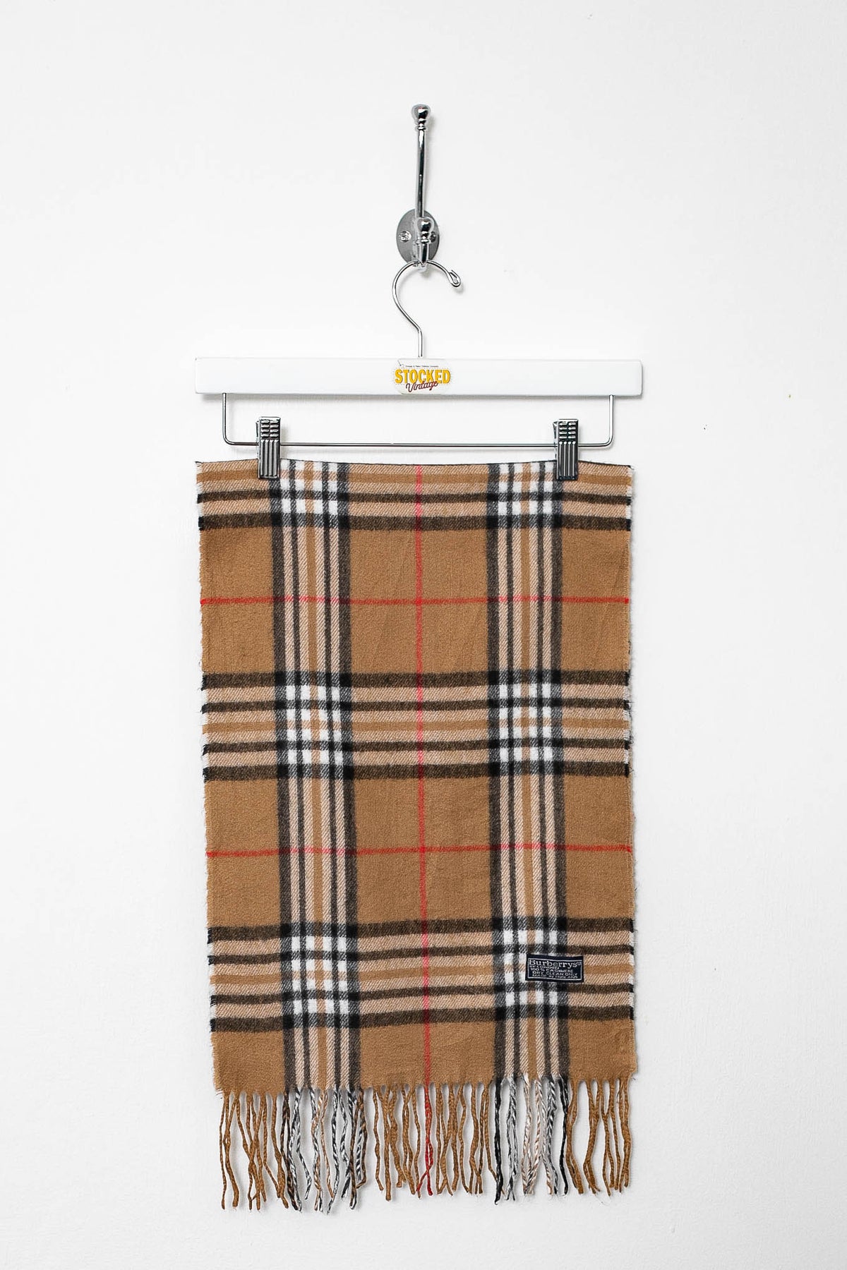00s Burberry Nova Check Cashmere Scarf