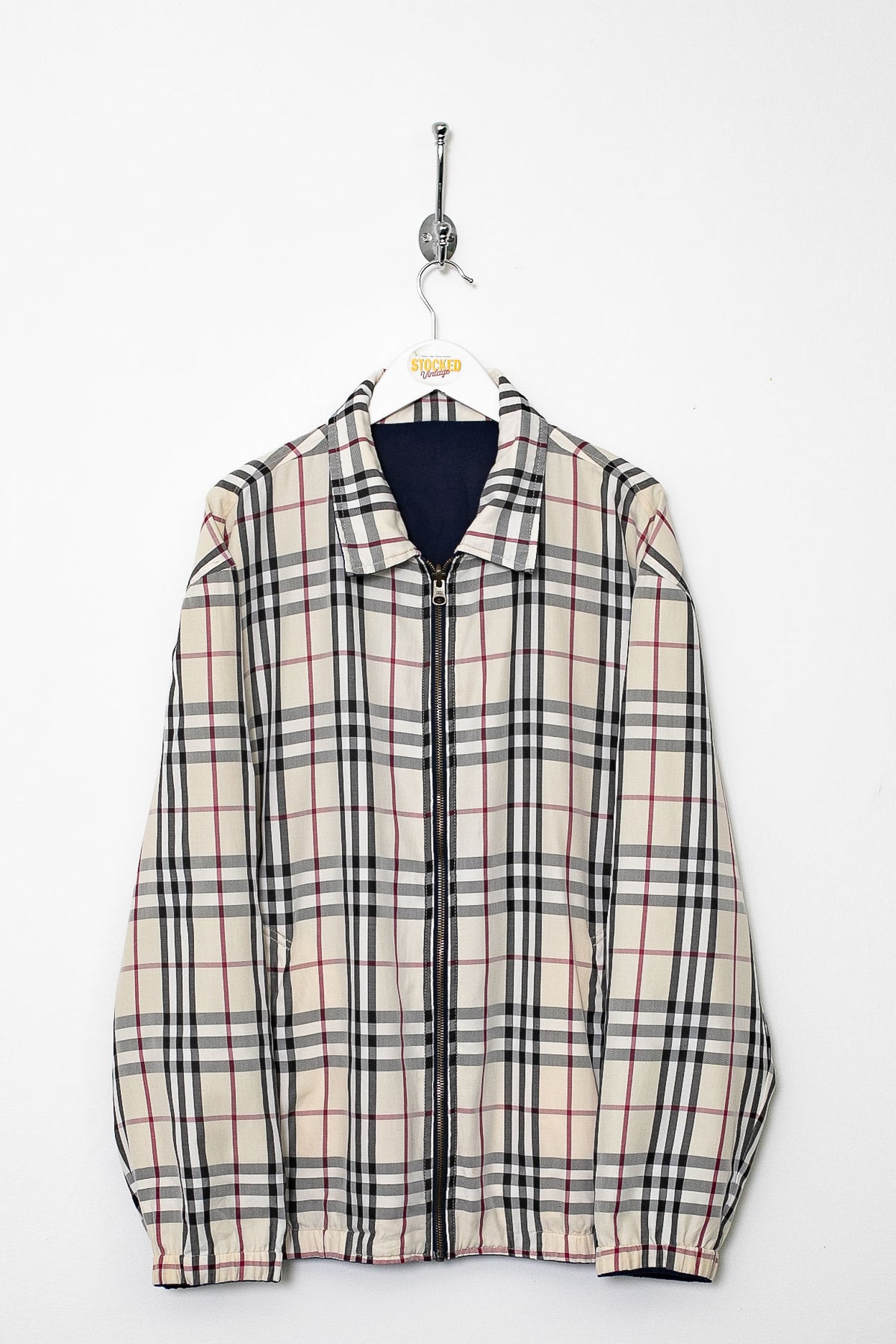 00s Burberry Nova Check Reversible Jacket (L)