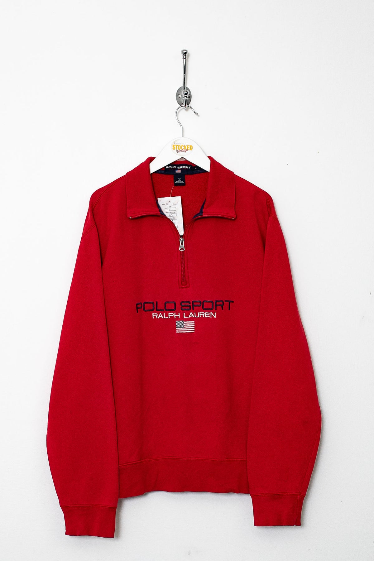 00s Ralph Lauren Polo Sport 1/4 Zip Sweatshirt (M)
