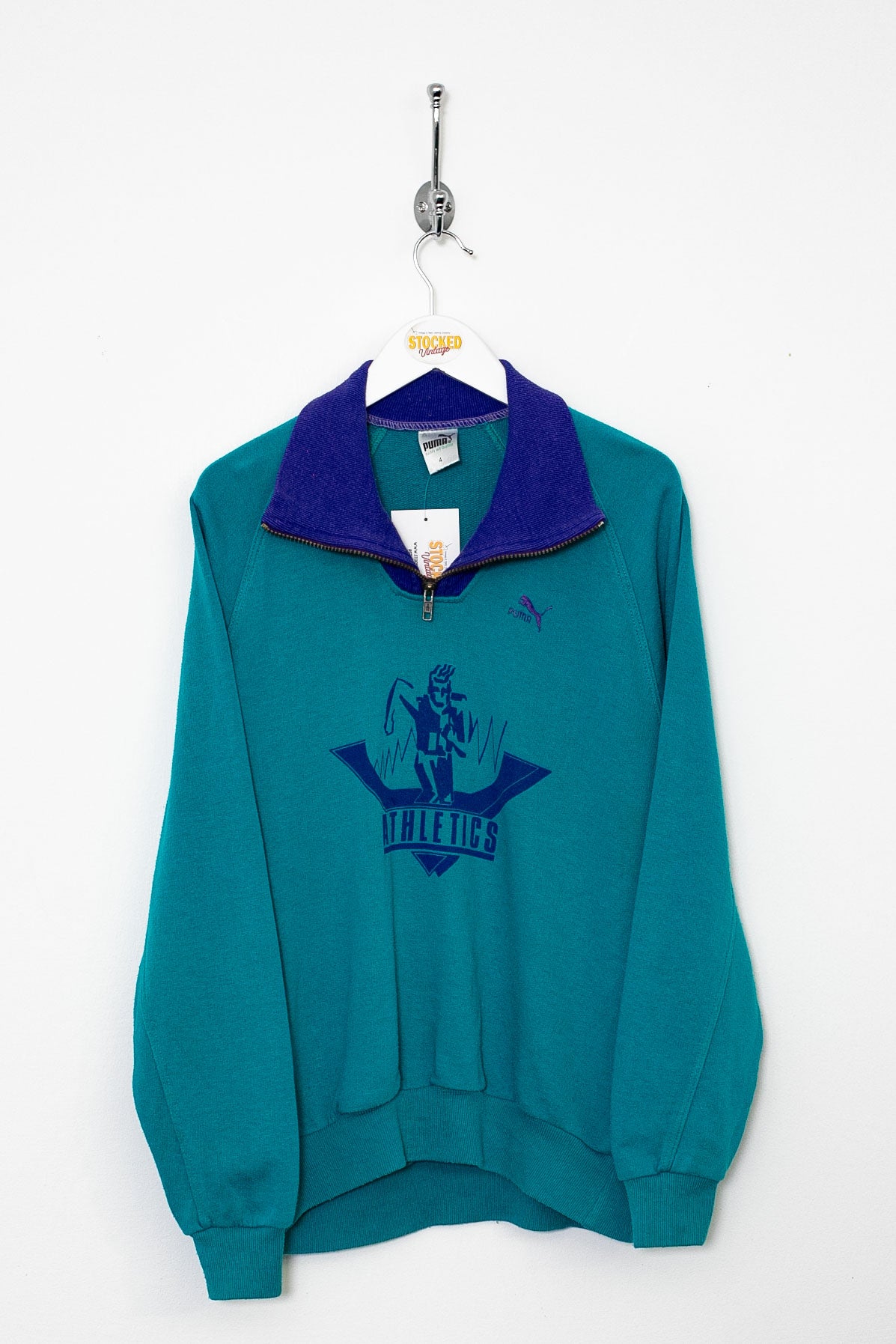 90s Puma 1/4 Zip Sweatshirt (S)