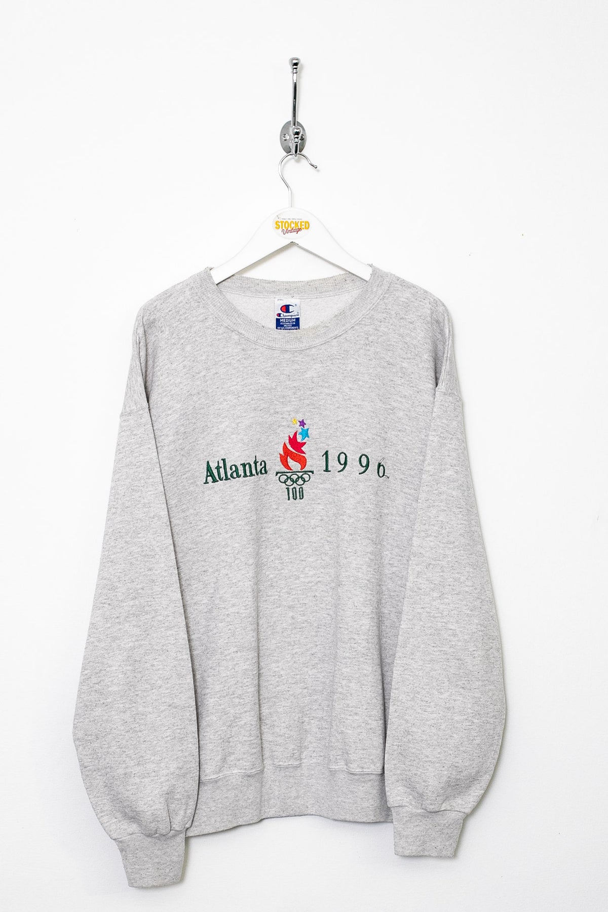 90s Champion Atlanta 1996 Sweatshirt (M)