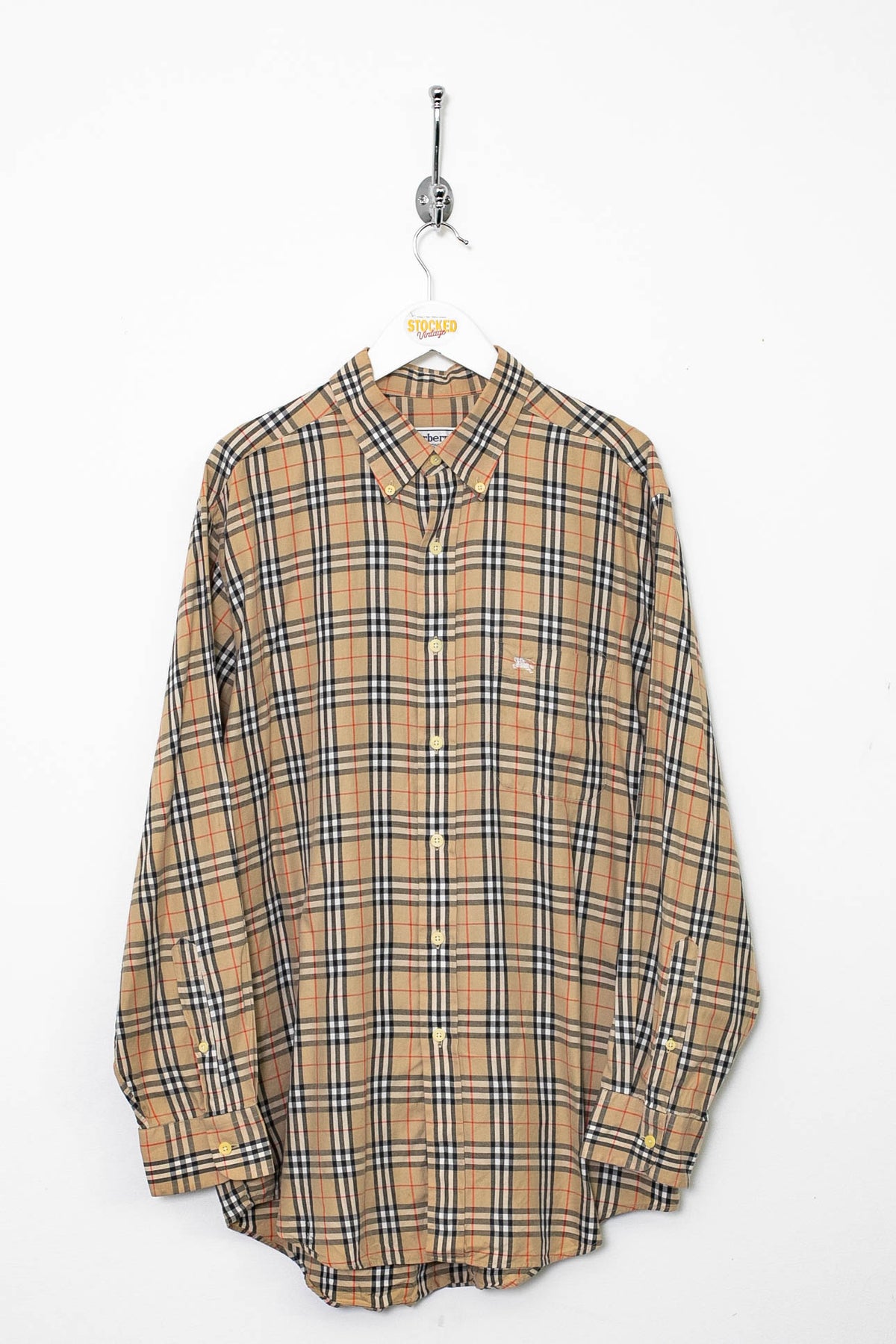 90s Burberry Nova Check Shirt (L)