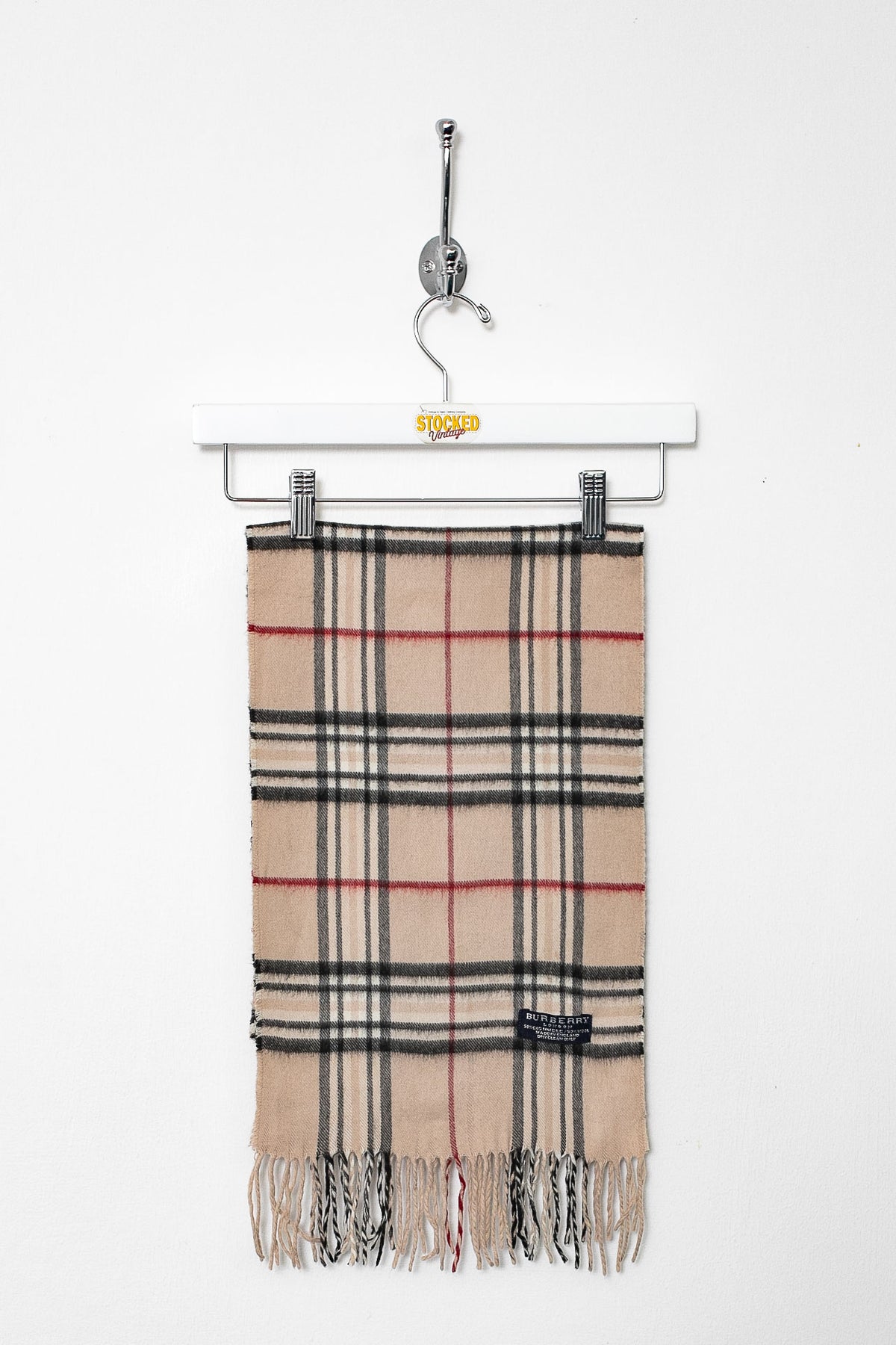 00s Burberry Nova Check Cashmere Scarf