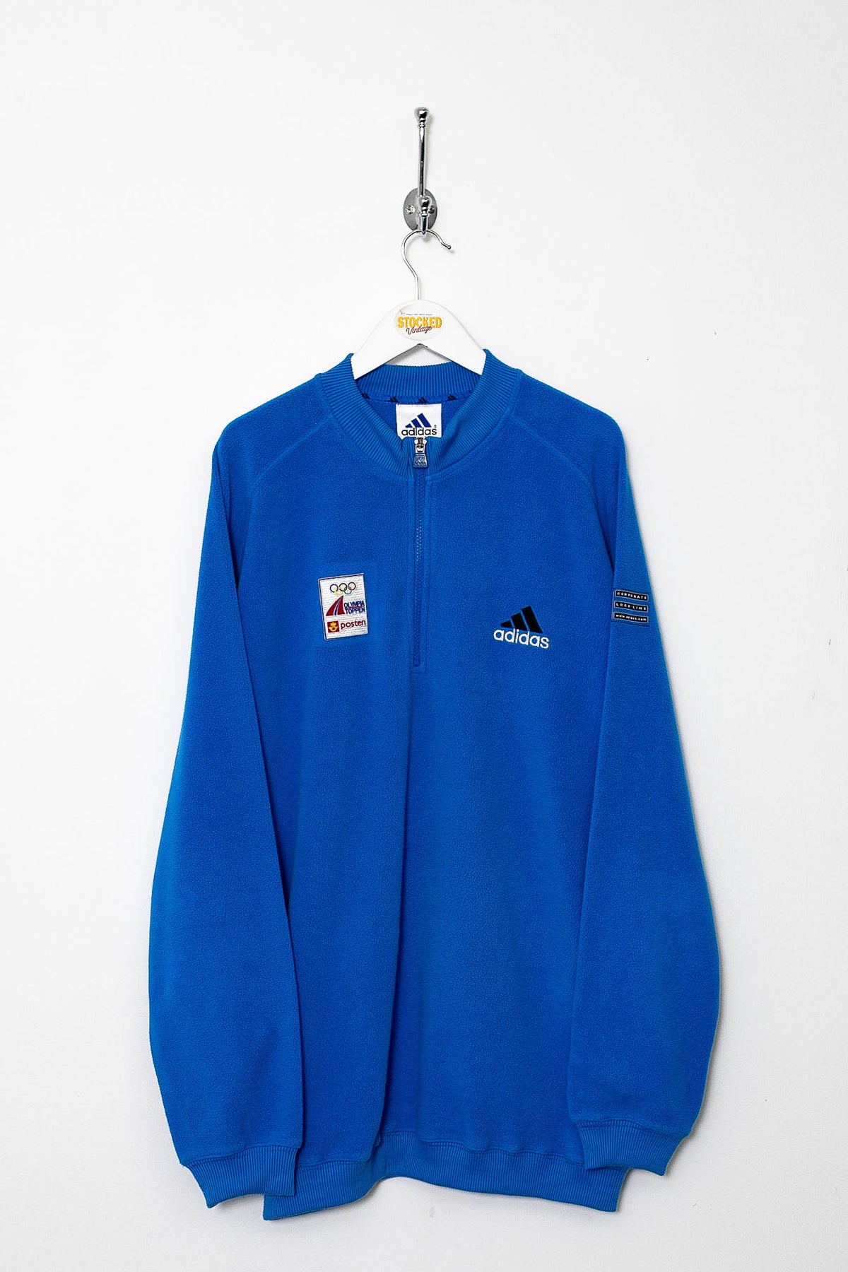 00s Adidas Olympics 1/4 Zip Fleece (L)