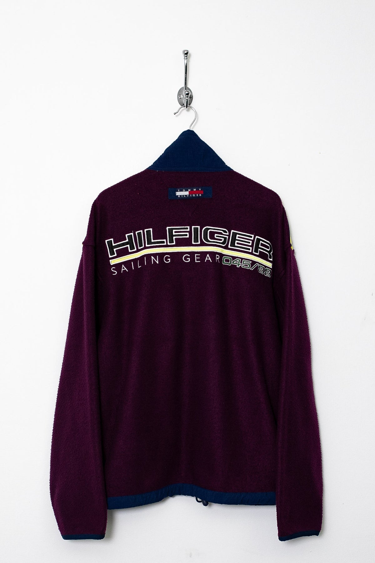 90s Tommy Hilfiger Sailiing Zipped Fleece (M)