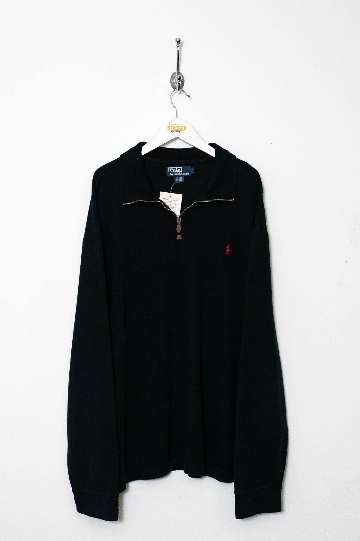 00s Ralph Lauren 1/4 Zip Sweatshirt (XXL)