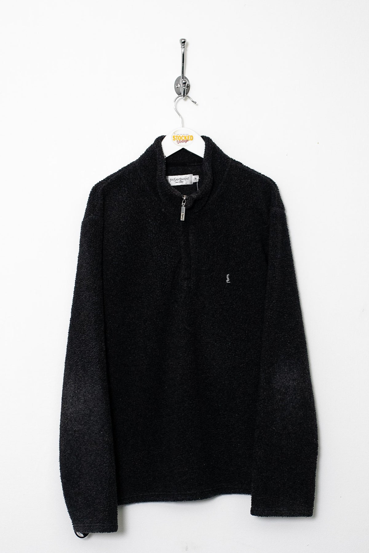 90s YSL 1/4 Zip Sherpa Fleece (M)