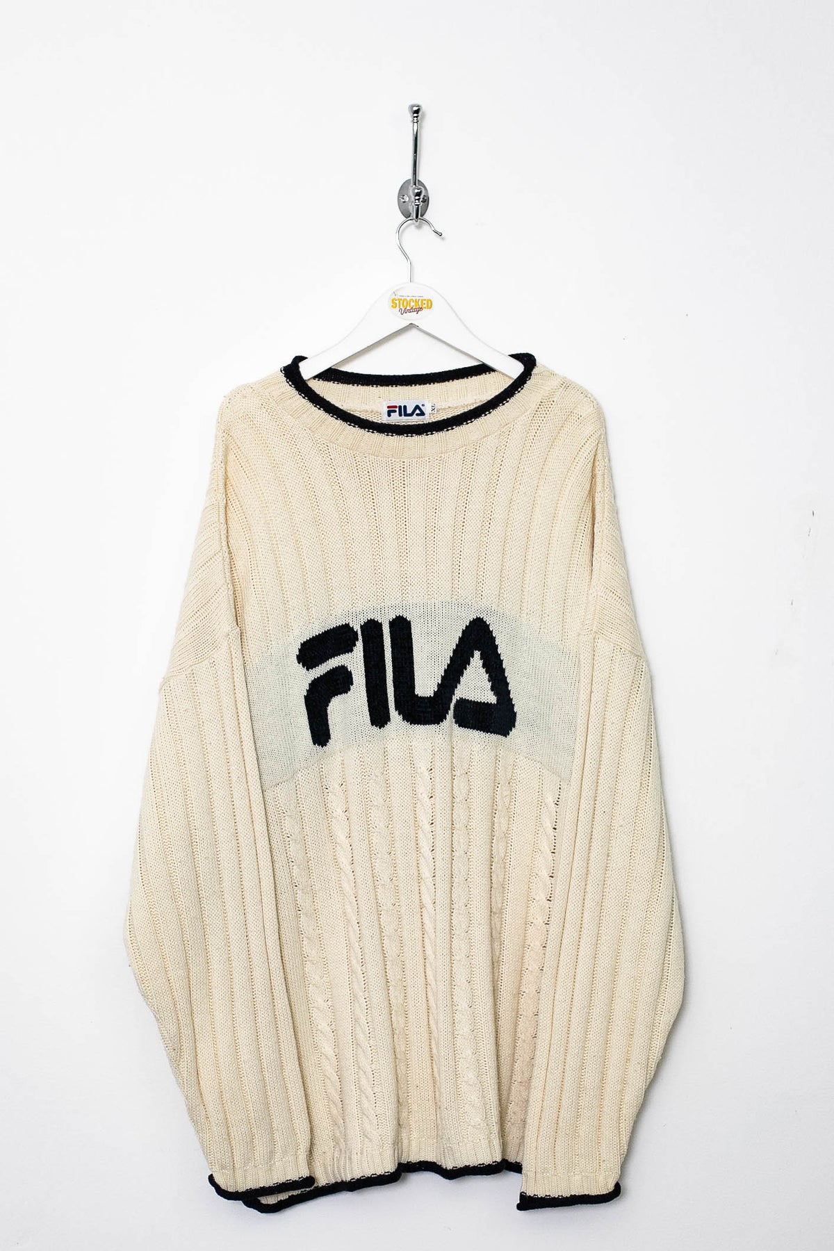 00s Fila Knit Jumper (XL)