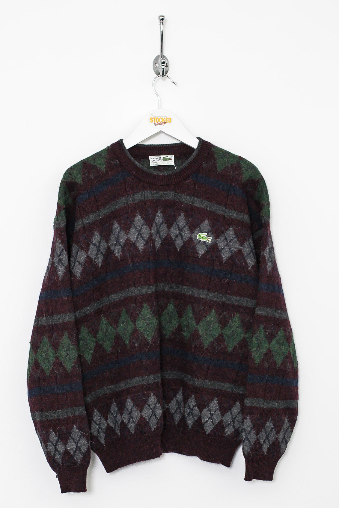 90s Lacoste Knit Sweatshirt (S) – Stocked Vintage